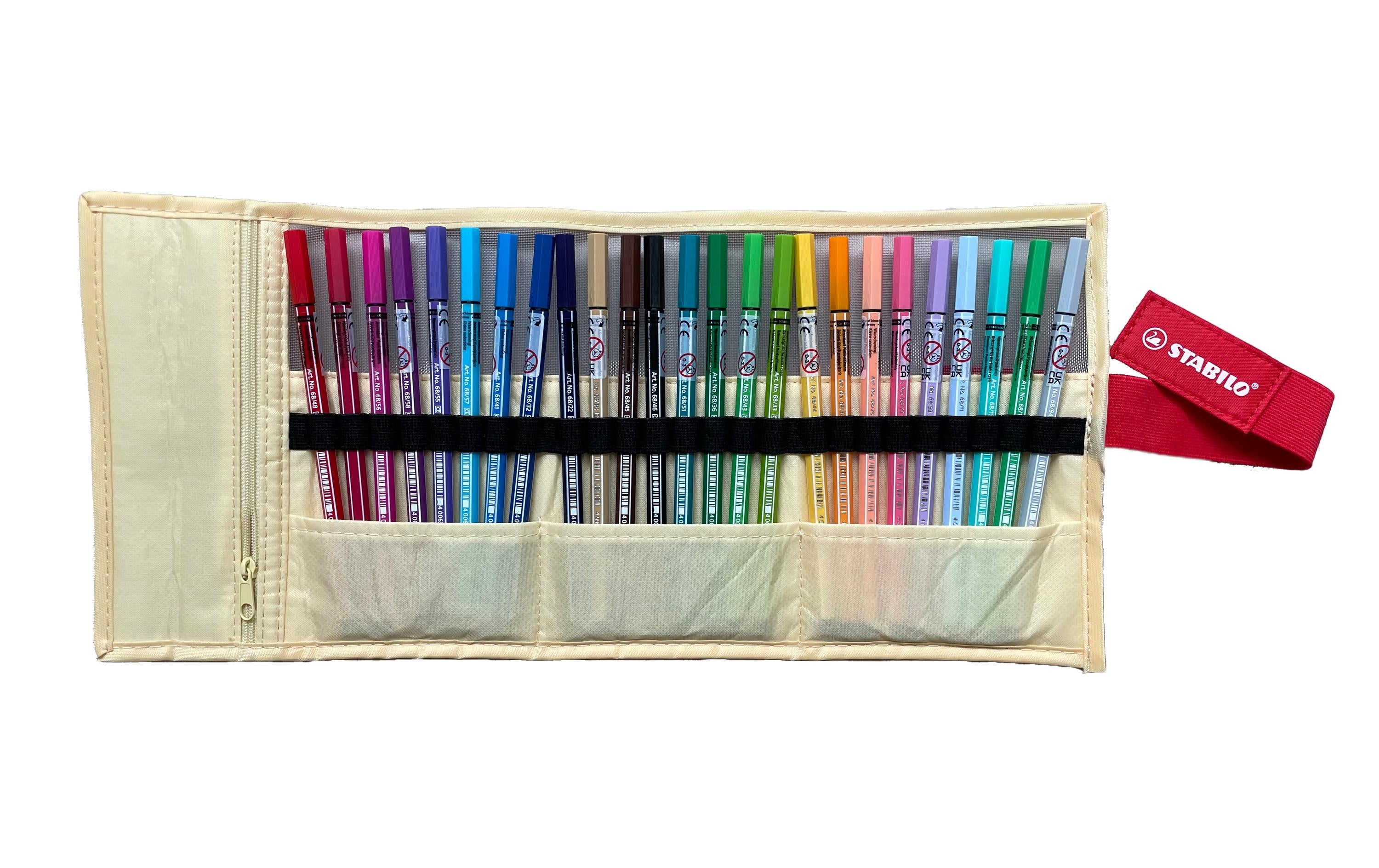 STABILO Pen 68 Rollerset 25er Gelb