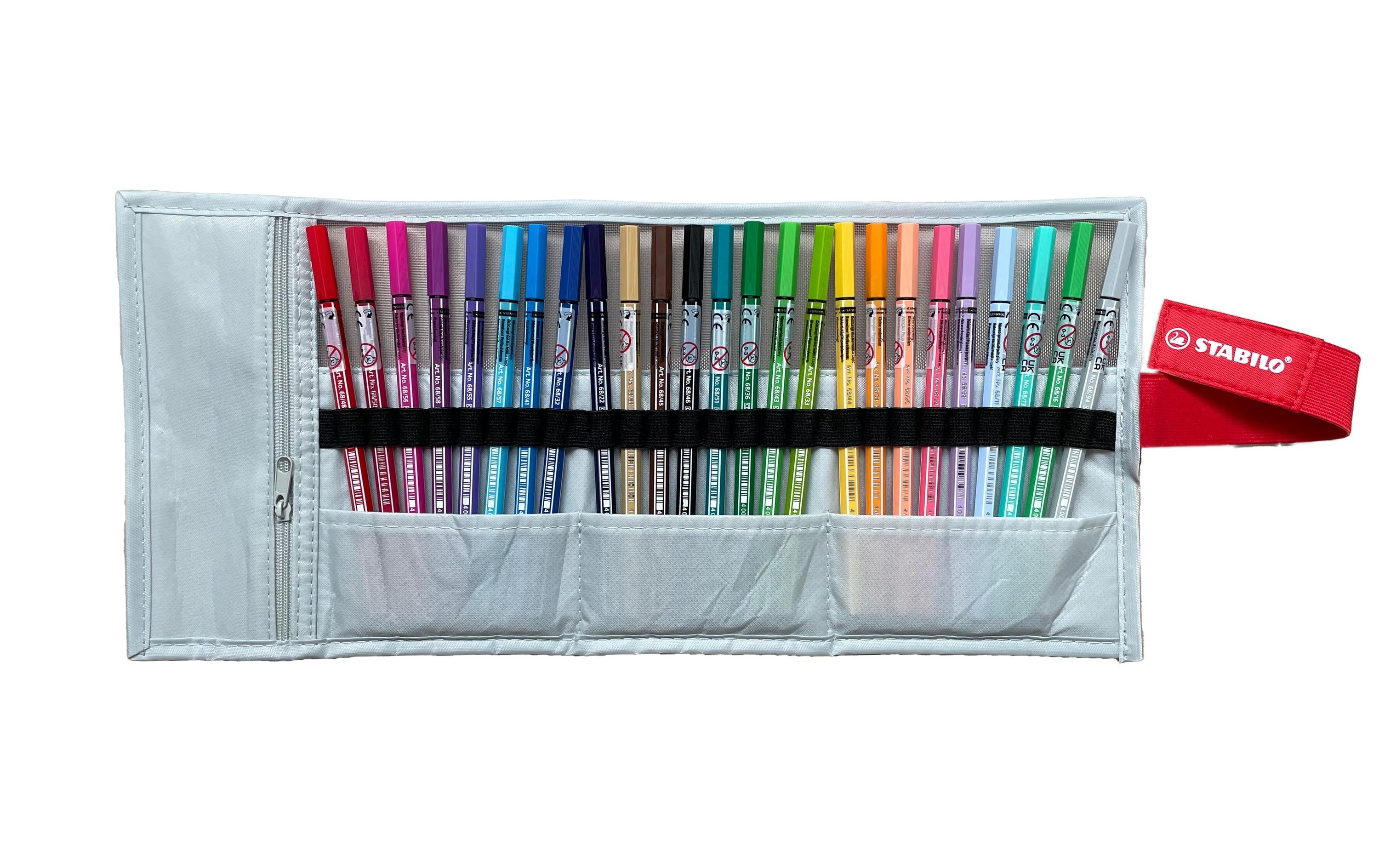 STABILO Pen 68 Rollerset 25er Grau