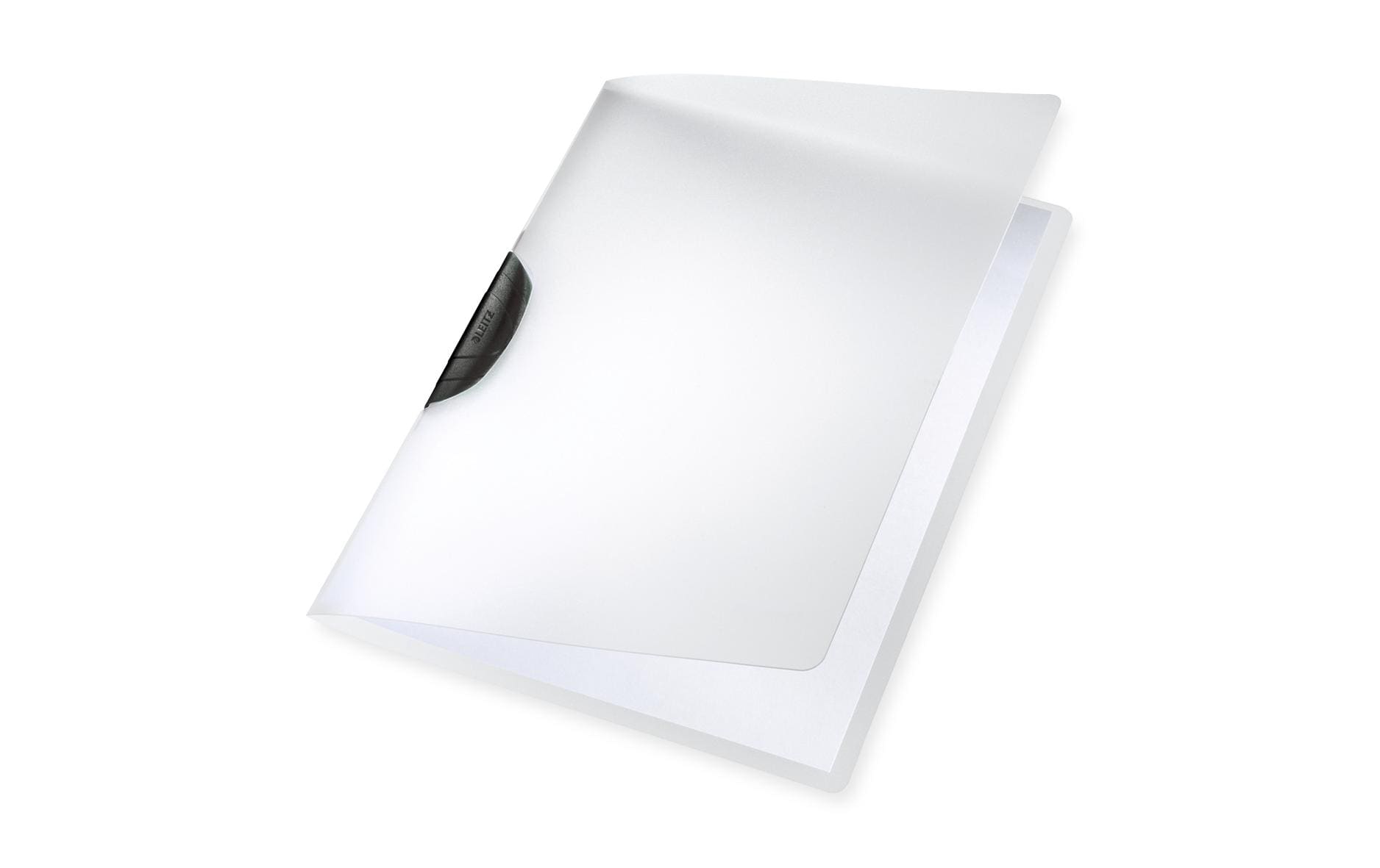 Leitz Klemmhefter Color-Clip Schwarz/Semitransparent