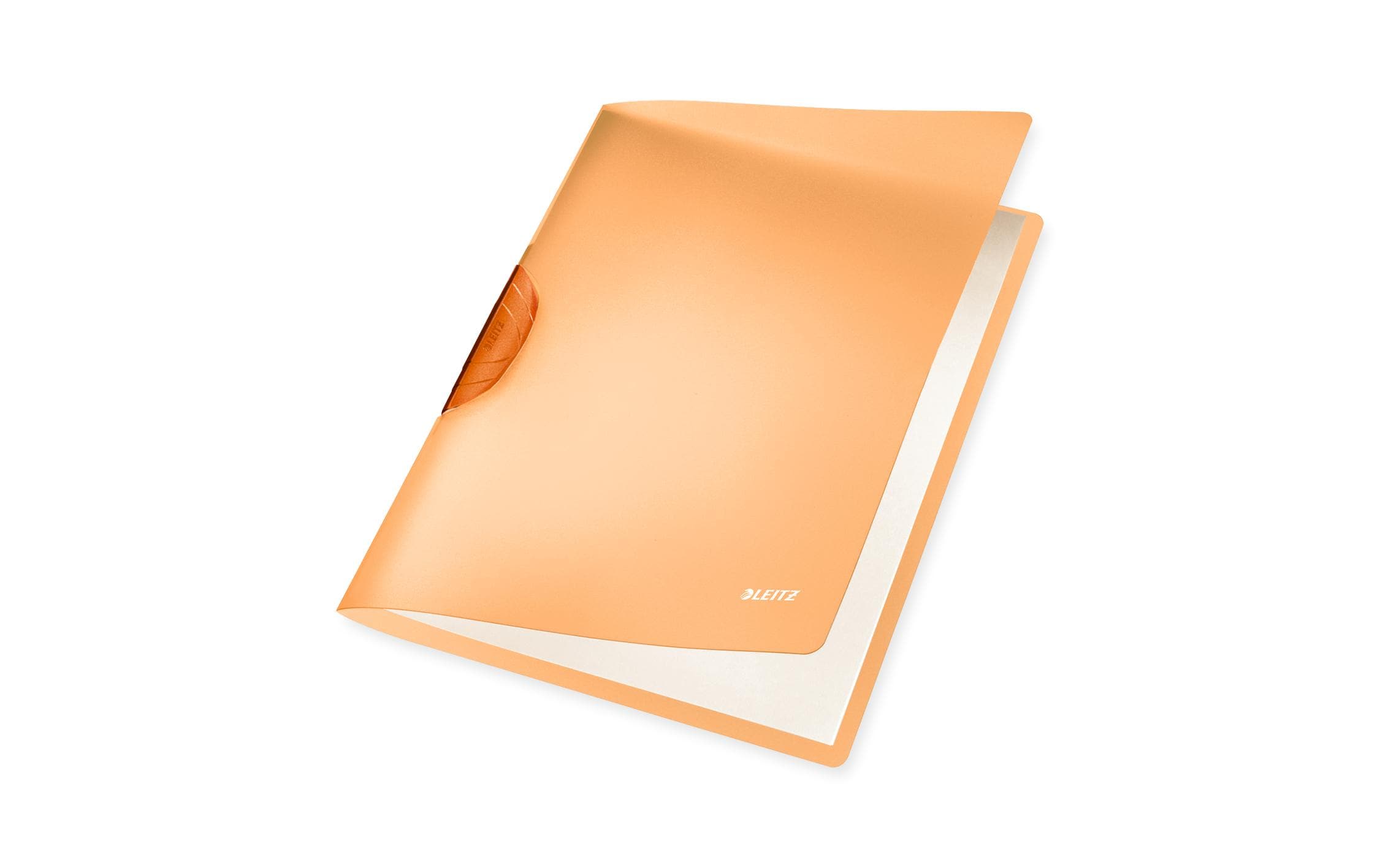 Leitz Klemmhefter Color Clip Rainbow Orange/Semitransparent