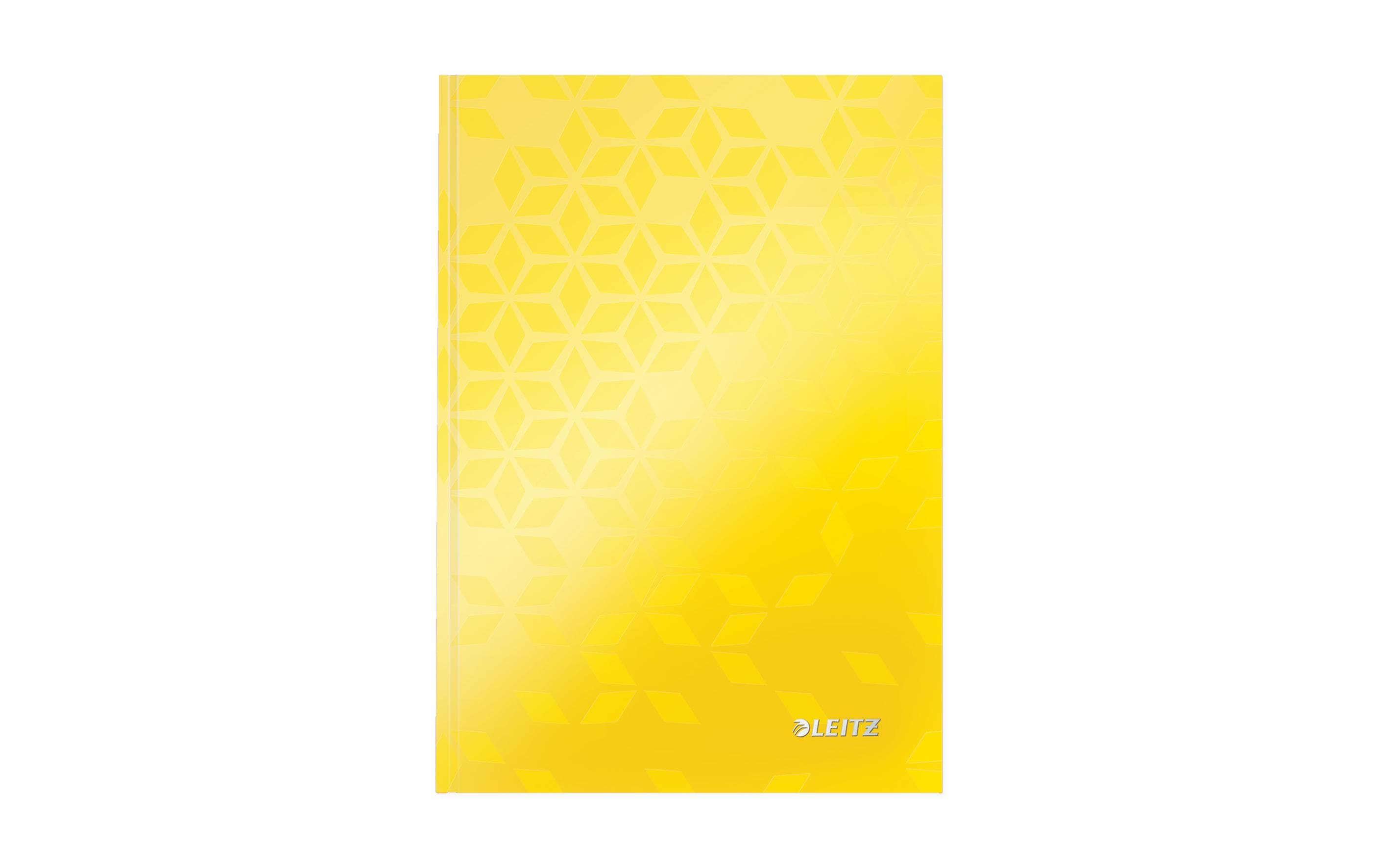 Leitz Notizbuch WOW A5, Kariert, Gelb