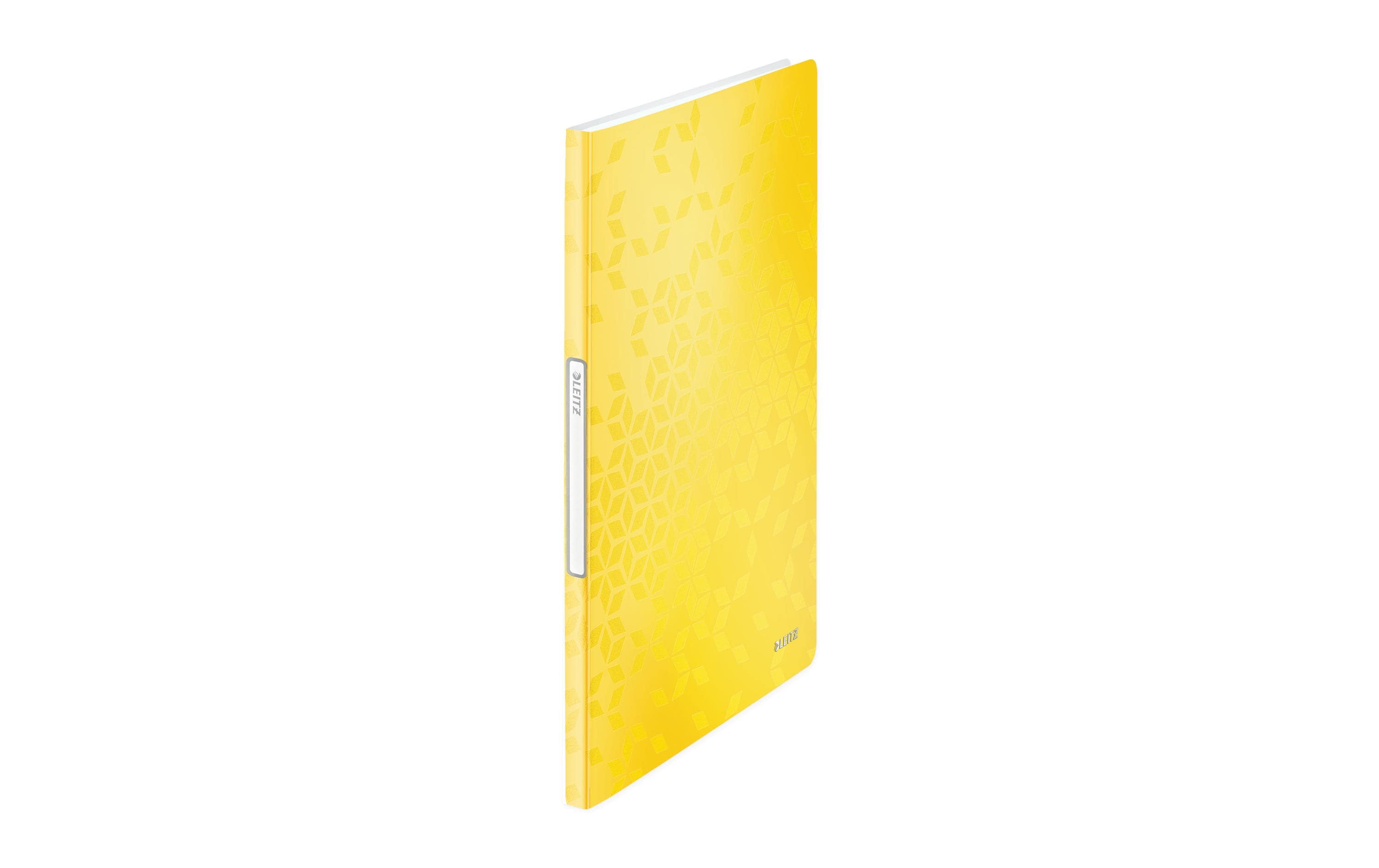 Leitz Sichtbuch WOW Gelb, mit 20 Sichthüllen