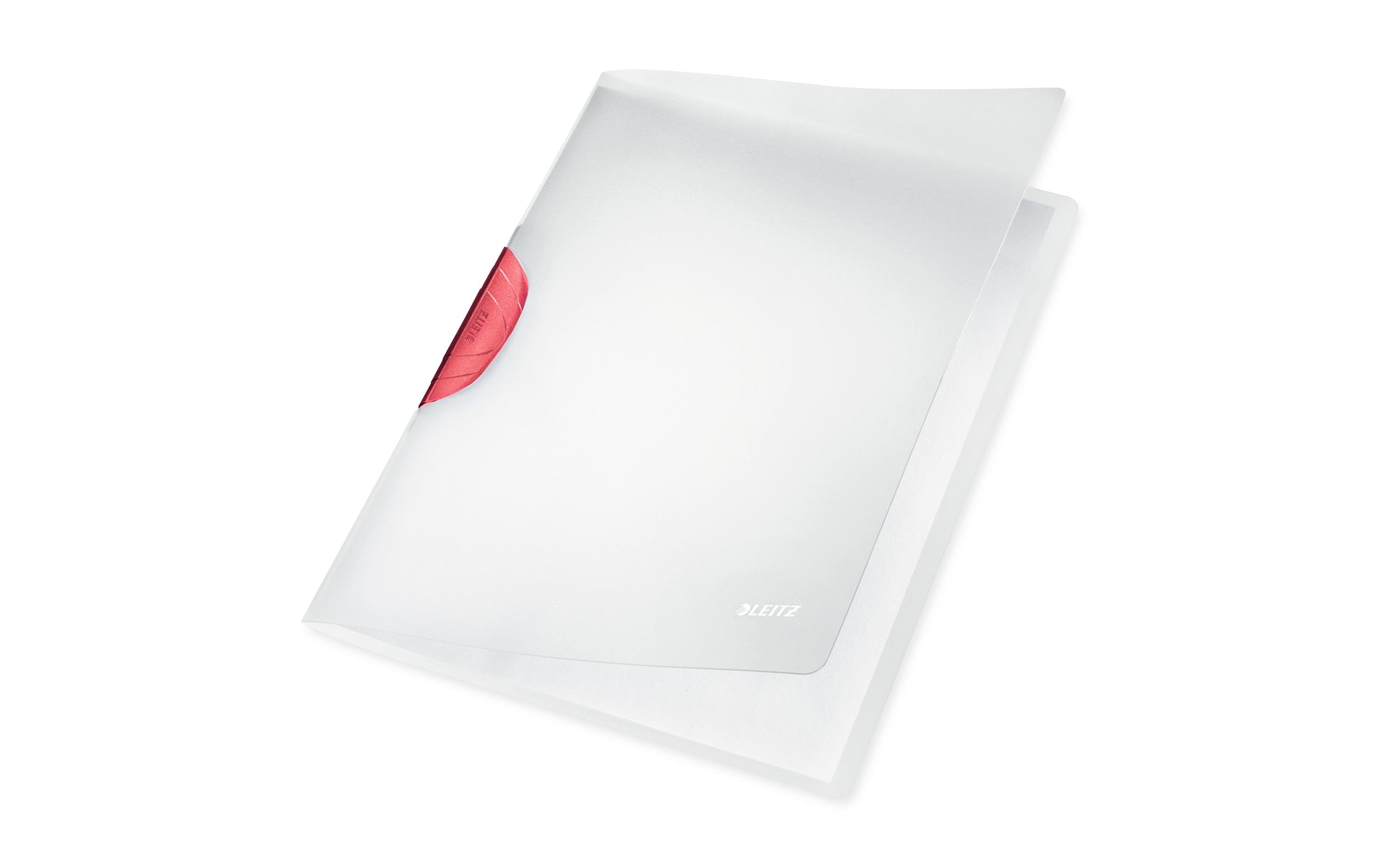 Leitz Klemmhefter Color-Clip Magic Rot/Semitransparent