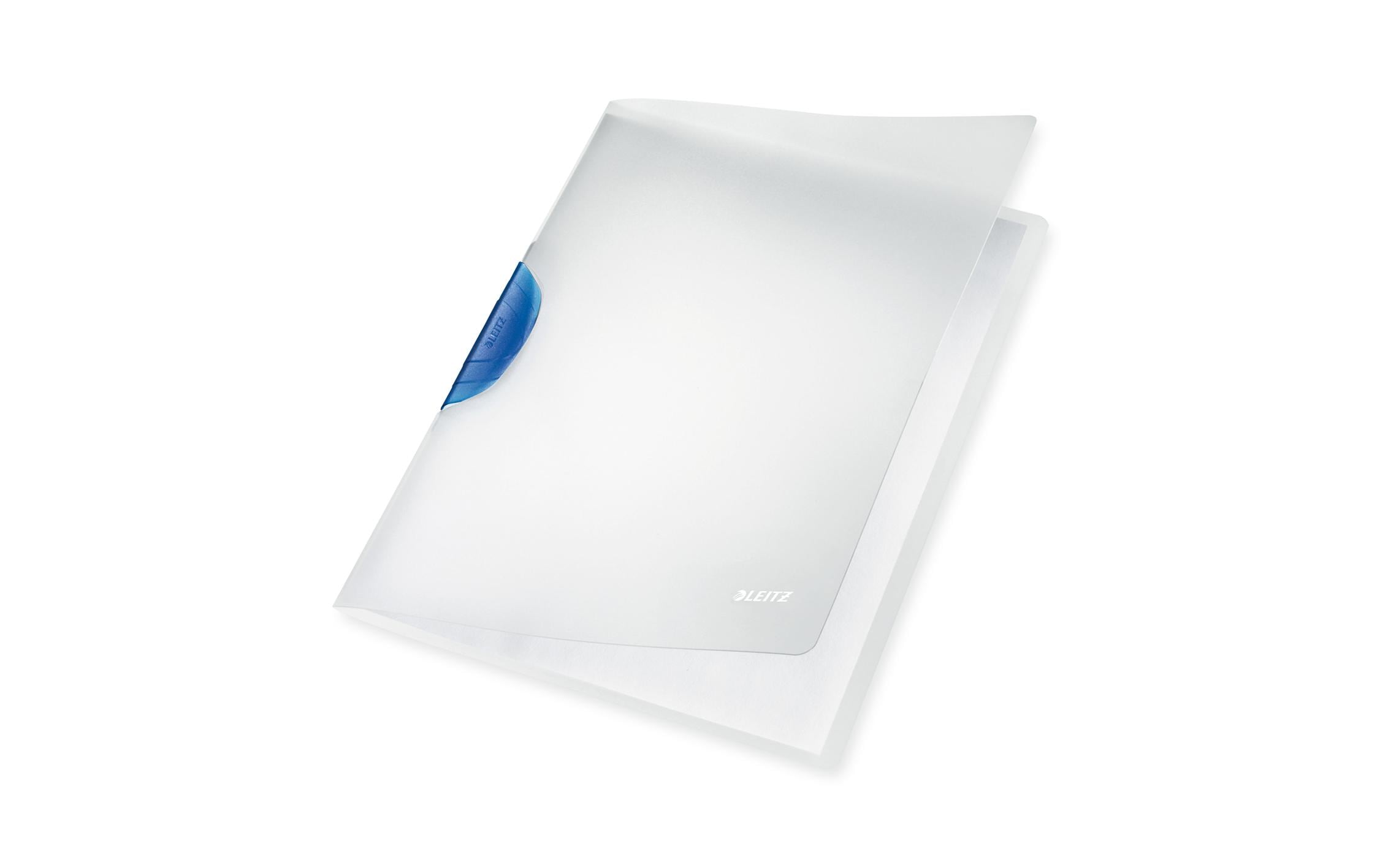 Leitz Klemmhefter Color-Clip Magic Blau/Semitransparent