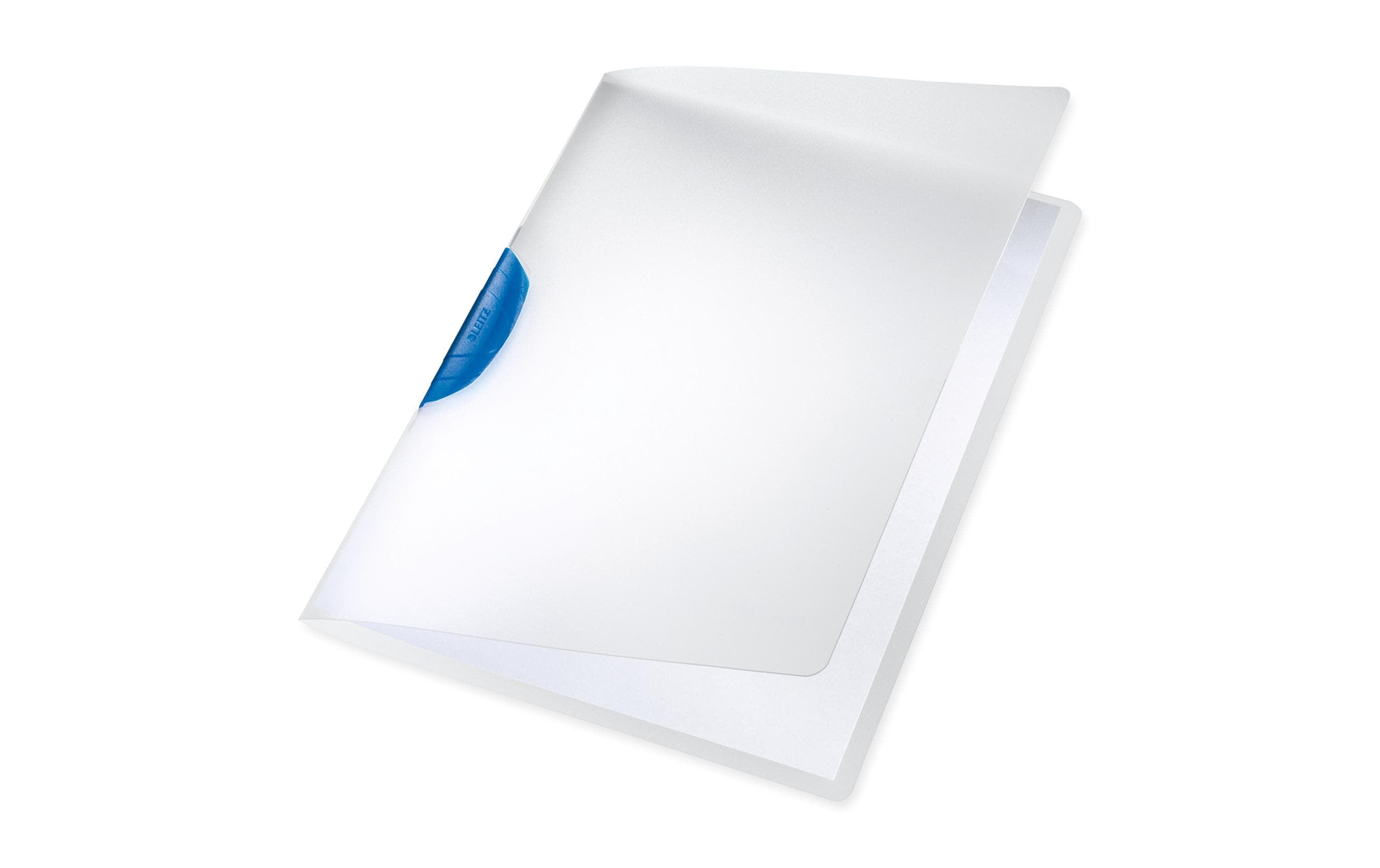 Leitz Klemmhefter Color-Clip Blau/Semitransparent