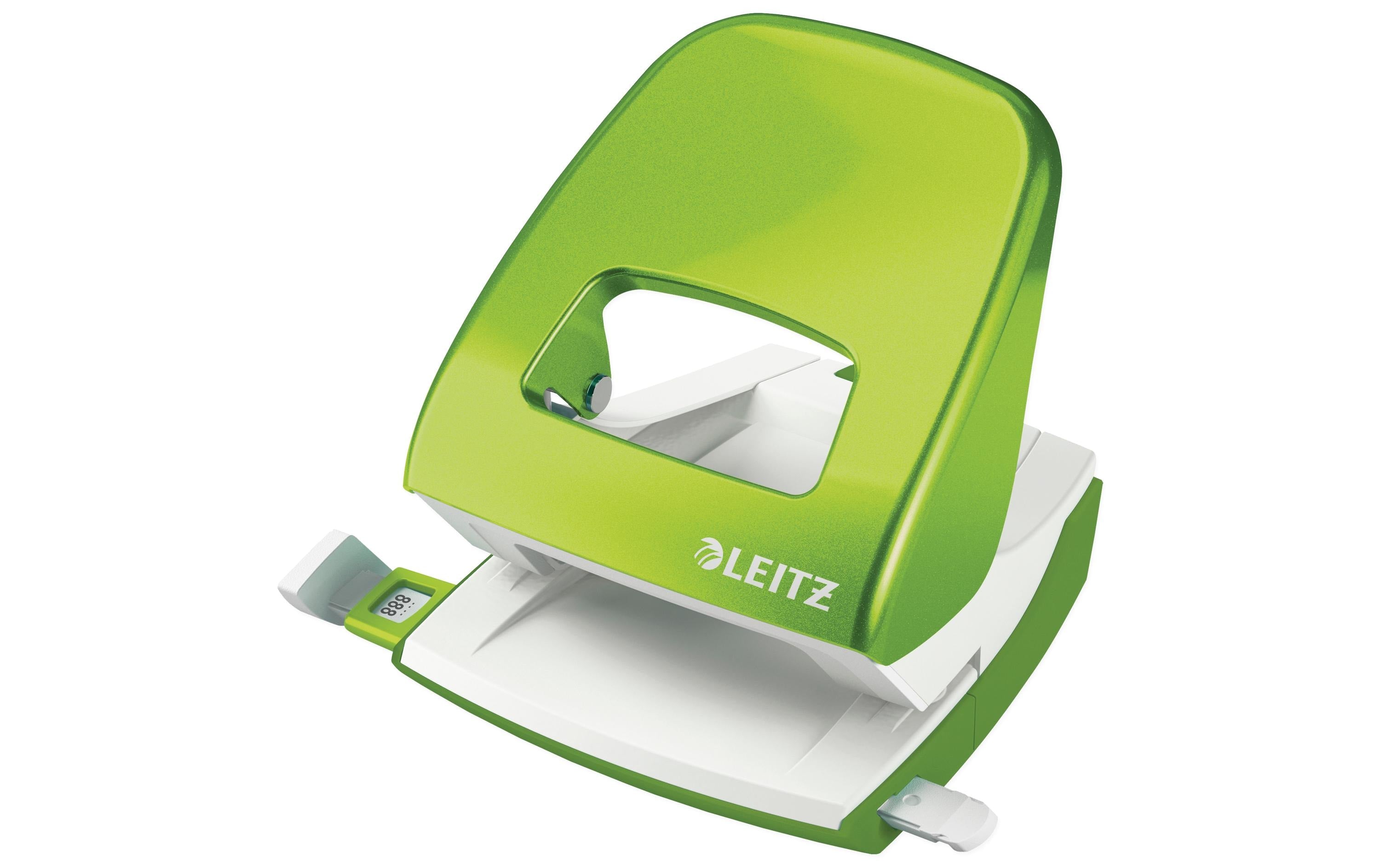 Leitz Locher NeXXt WOW im Blister, 30 Blatt, Grün