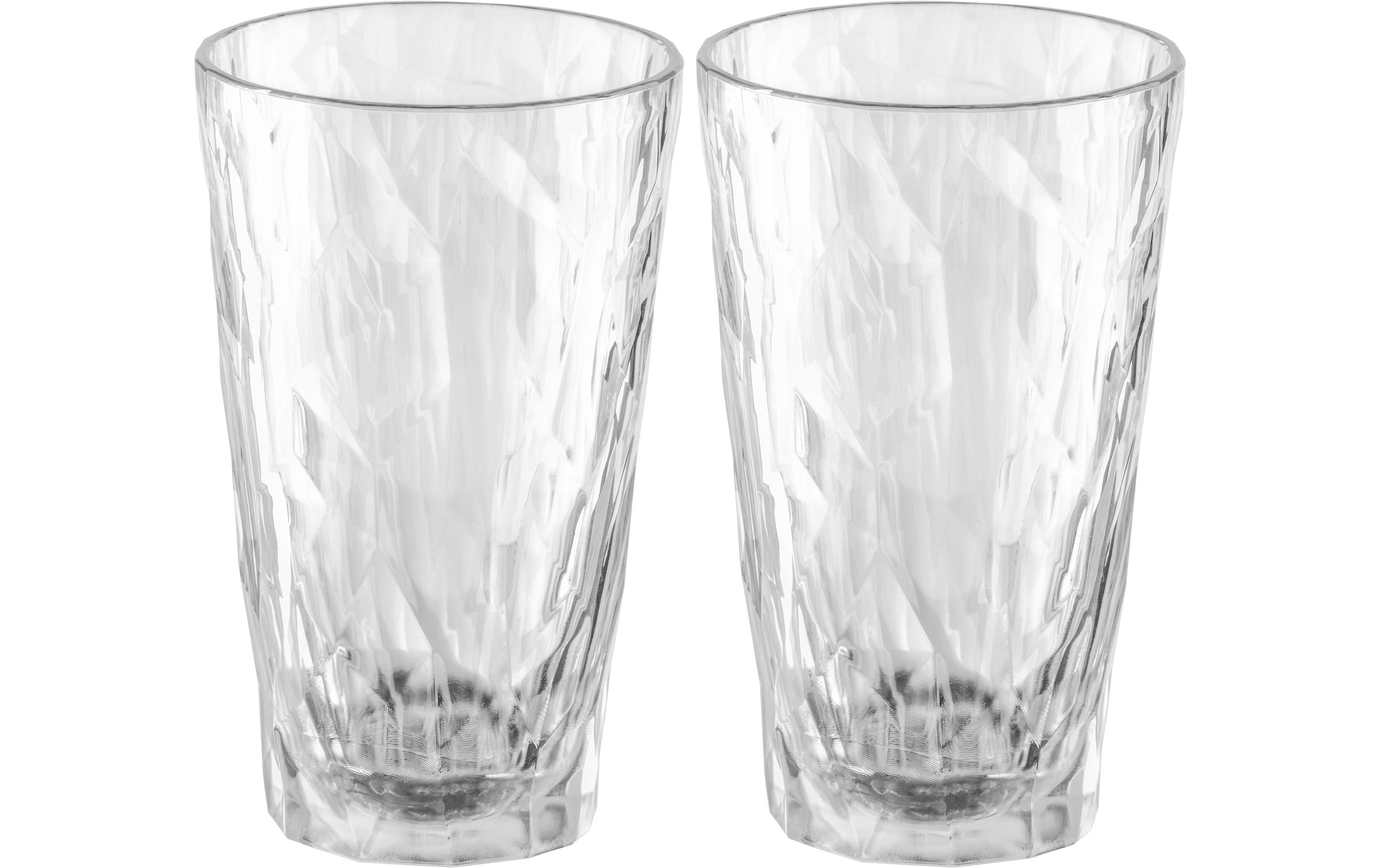 Koziol Trinkglas Superglas Club No. 6, 300 ml, 2 Stück,
