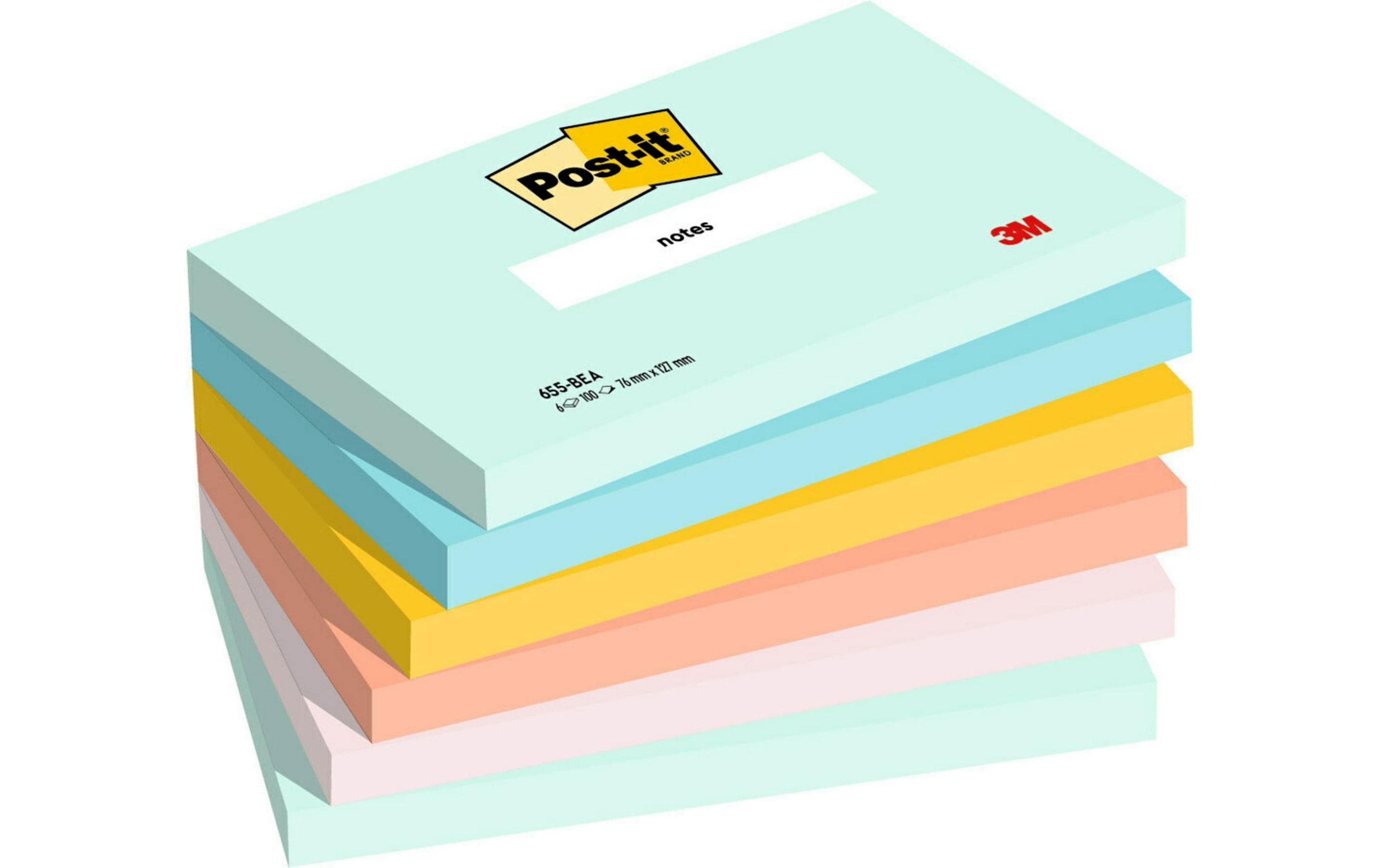 Post-it Notizzettel Beachside Collection, 127 x 76 mm