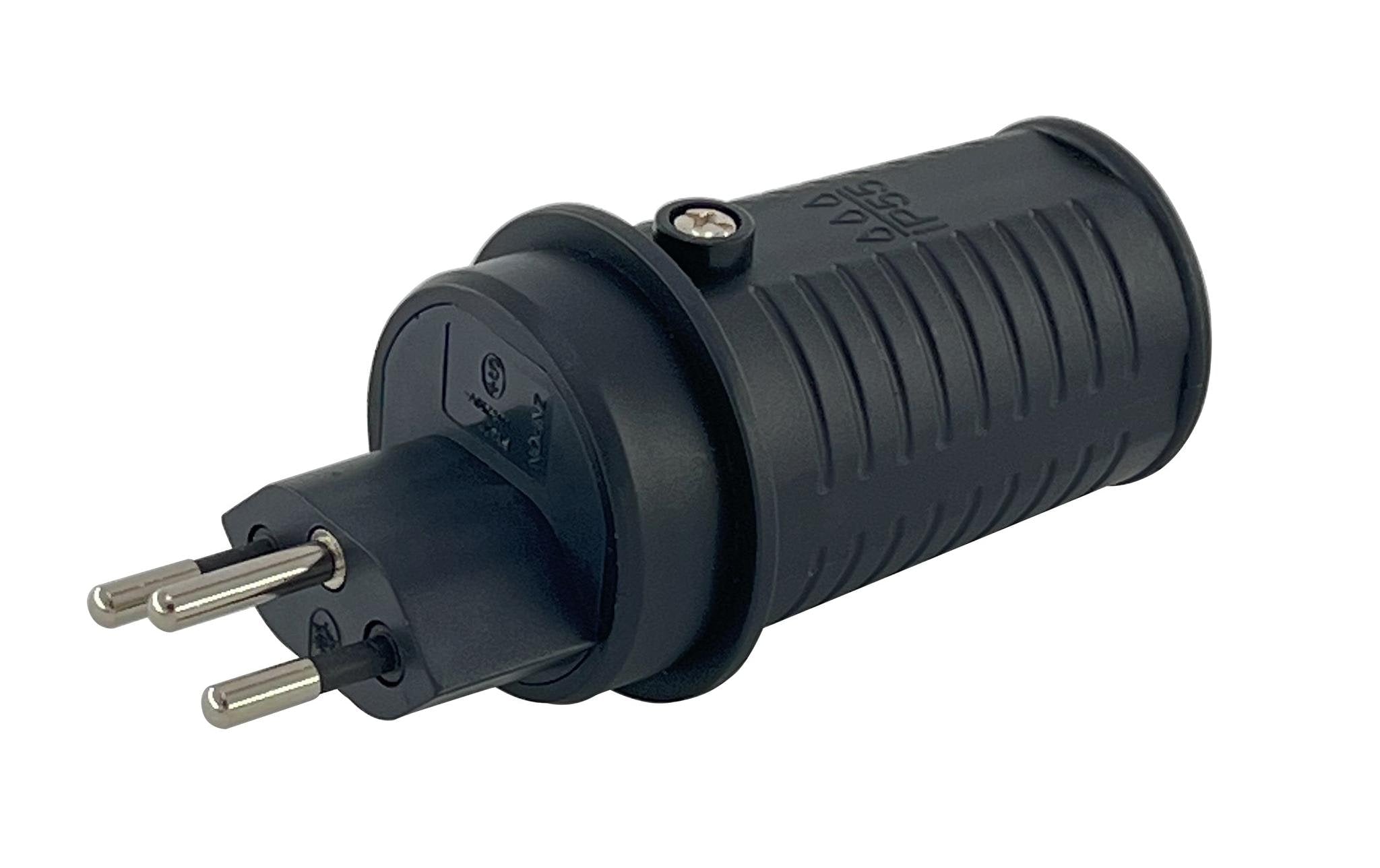 Schönenberger Montagestecker T13 IP55, Schwarz