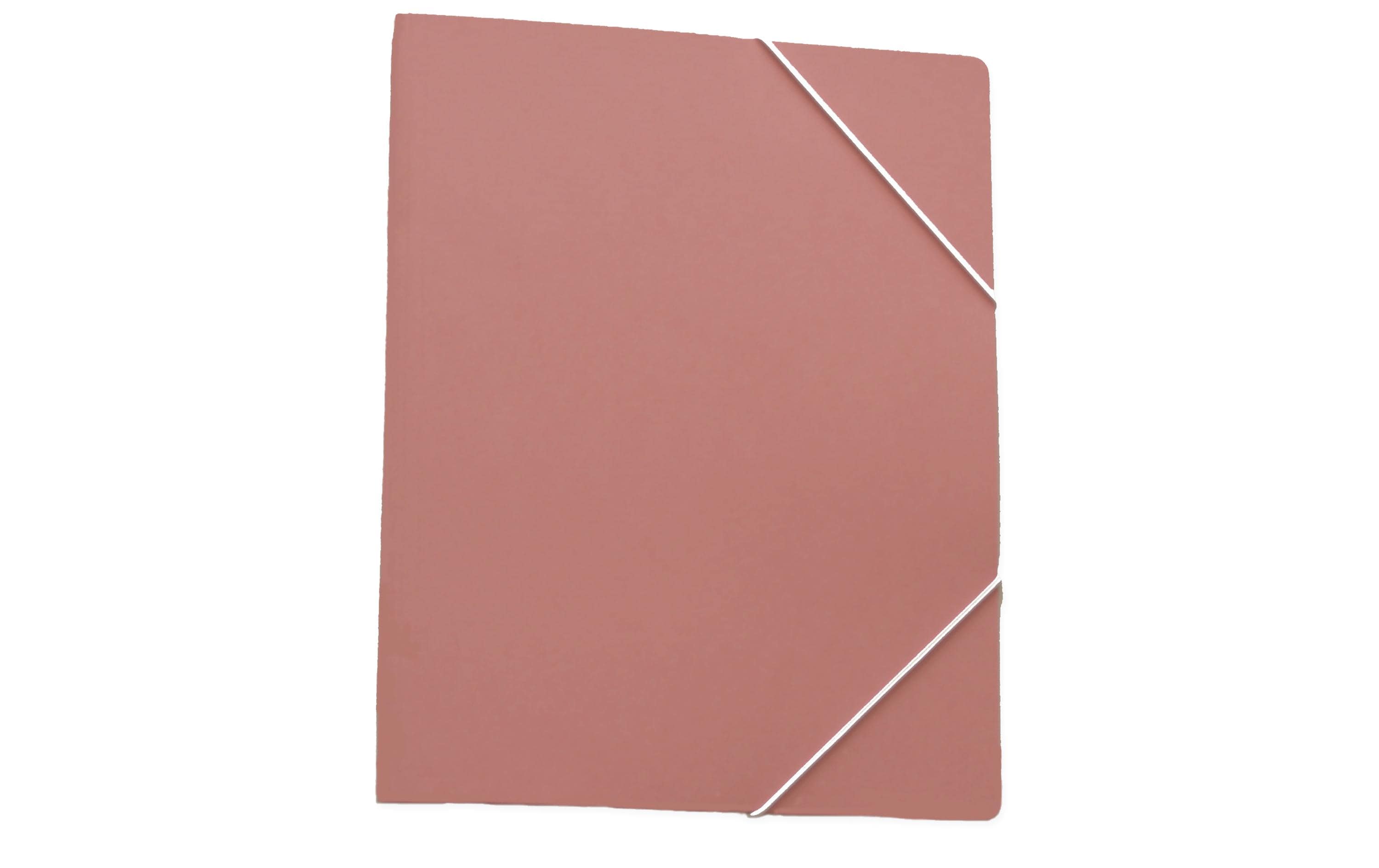 EROLA Gummibandmappe A4 Karton, Rot