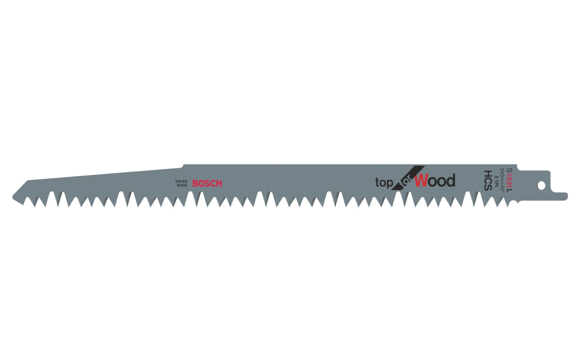 Bosch Professional Säbelsägeblatt S 1531 L Top for Wood, 100 Stück