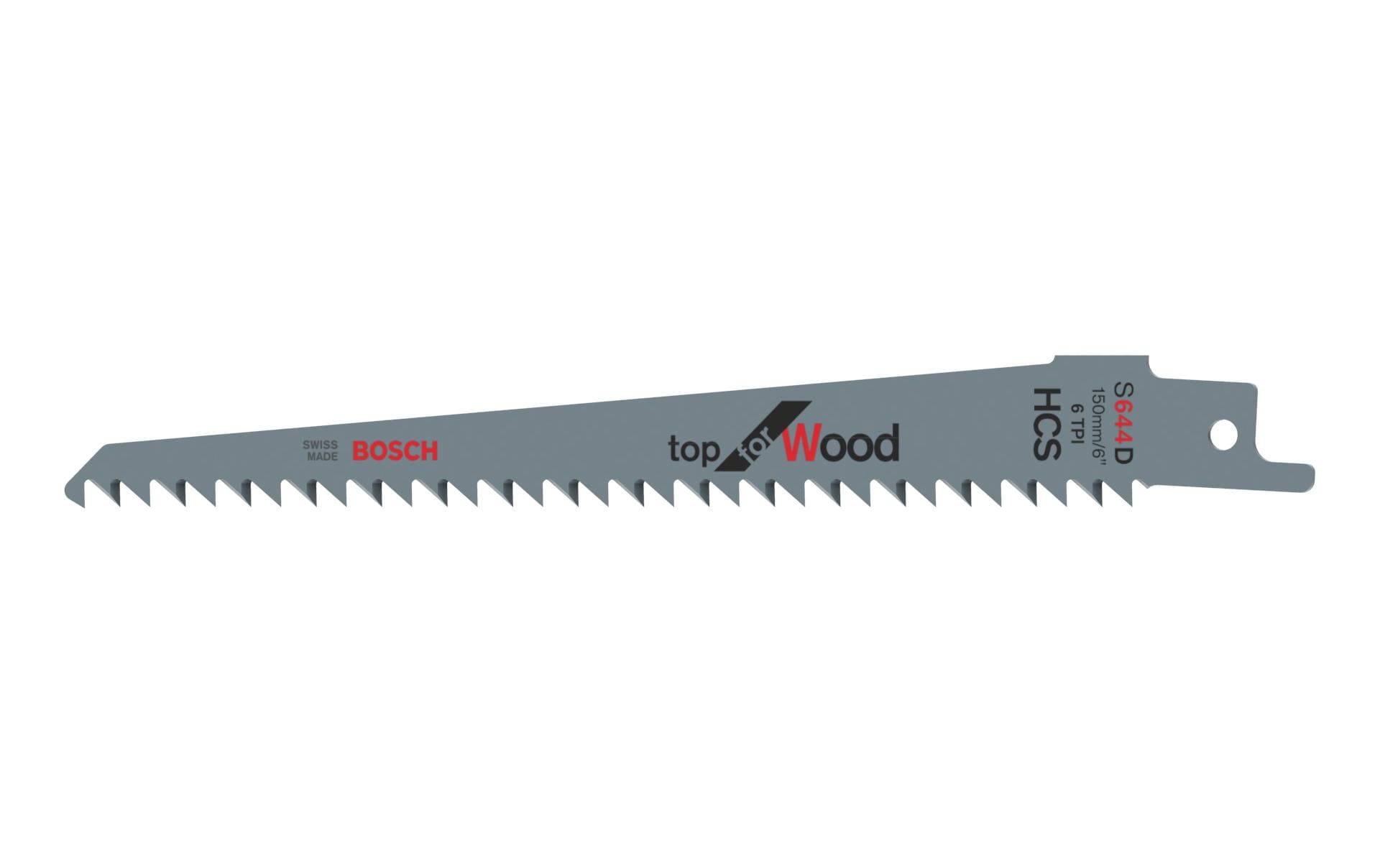 Bosch Professional Säbelsägeblatt S 644 D Top for Wood, 100 Stück