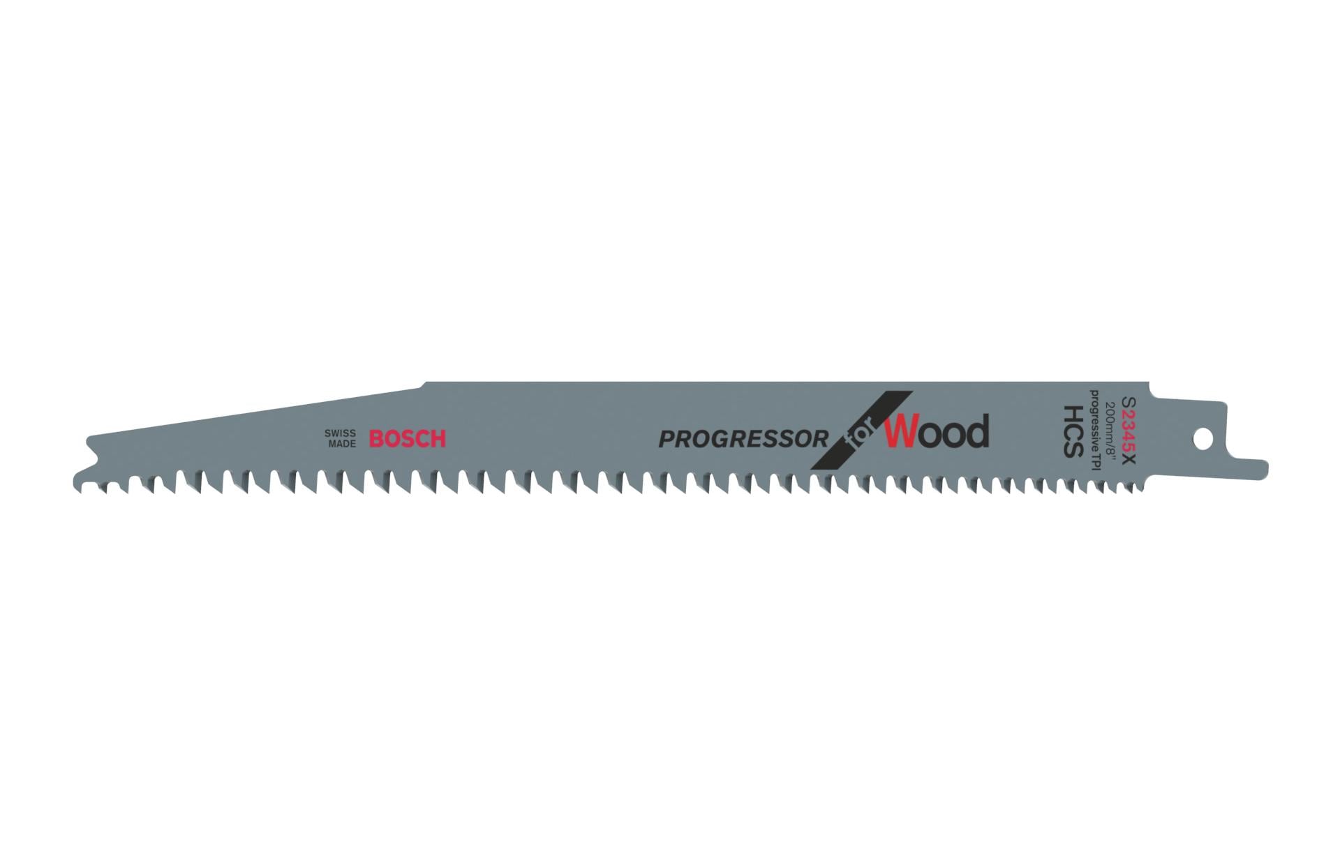 Bosch Professional Säbelsägeblatt S 2345 X Progressor for Wood, 100 Stück