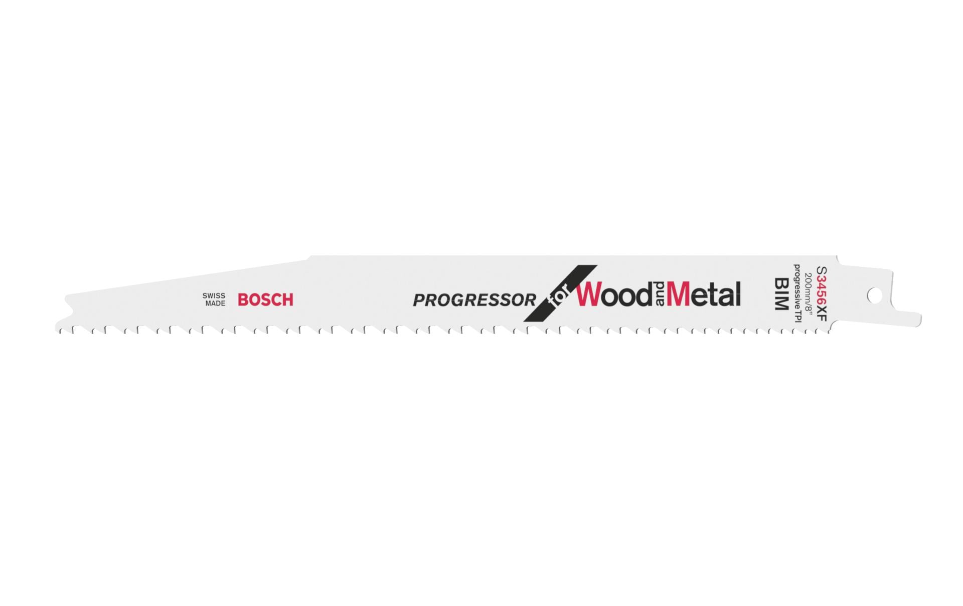 Bosch Professional Säbelsägeblatt S3456XF Progressor Wood and Metal, 100 Stk
