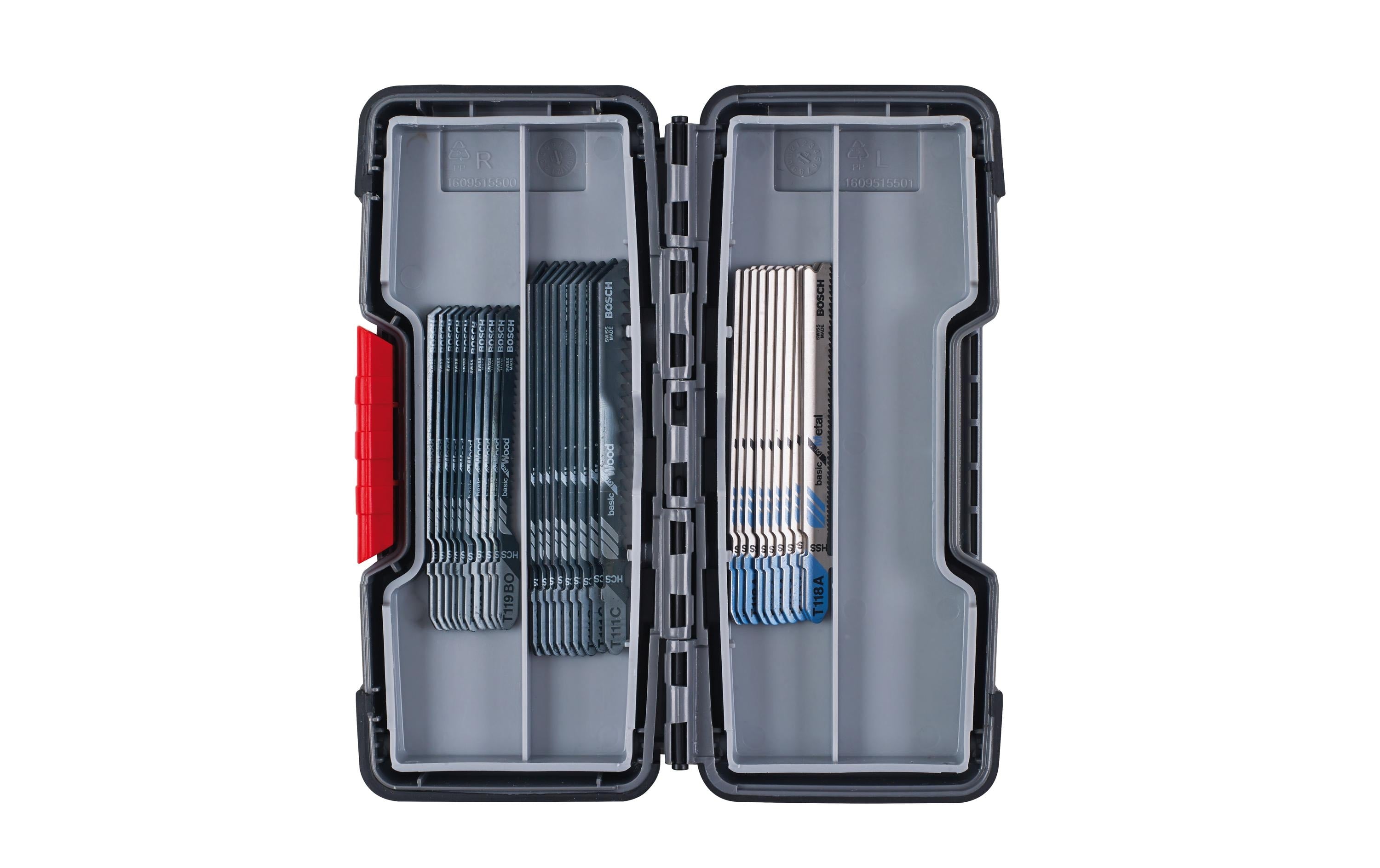 Bosch Professional Stichsägeblätter-Set Wood & Metal, 30-teilig