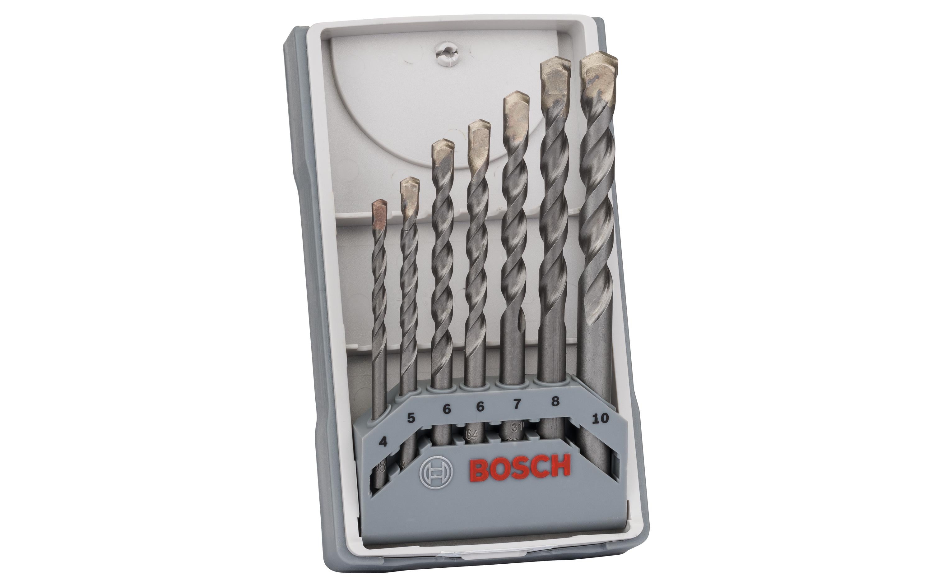 Bosch Professional Betonbohrer-Set CYL-3, 4 - 10 mm, 7-teilig