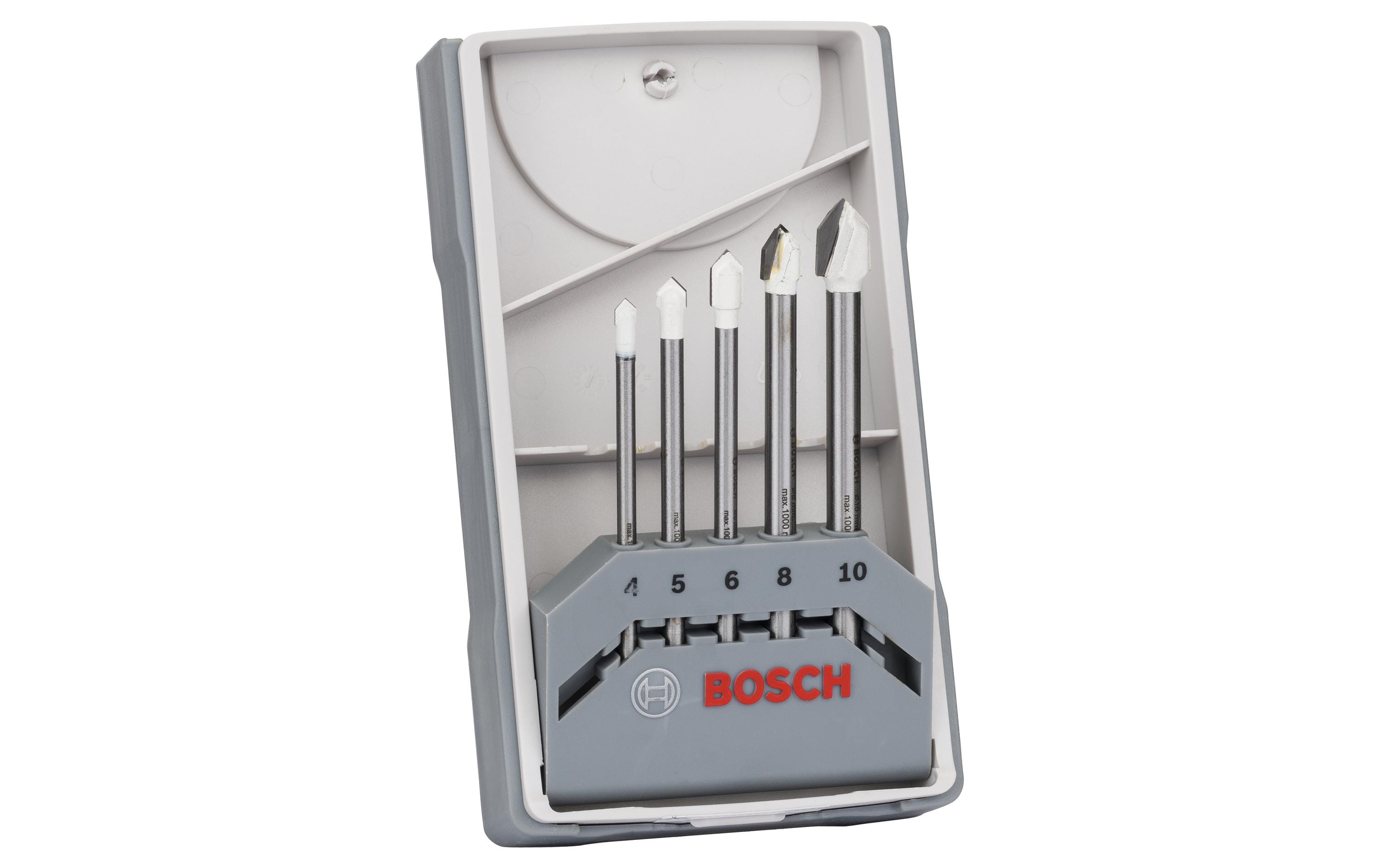 Bosch Professional Fliesenbohrer-Set CYL-9 Ceramic, 4 - 10 mm, 5-teilig