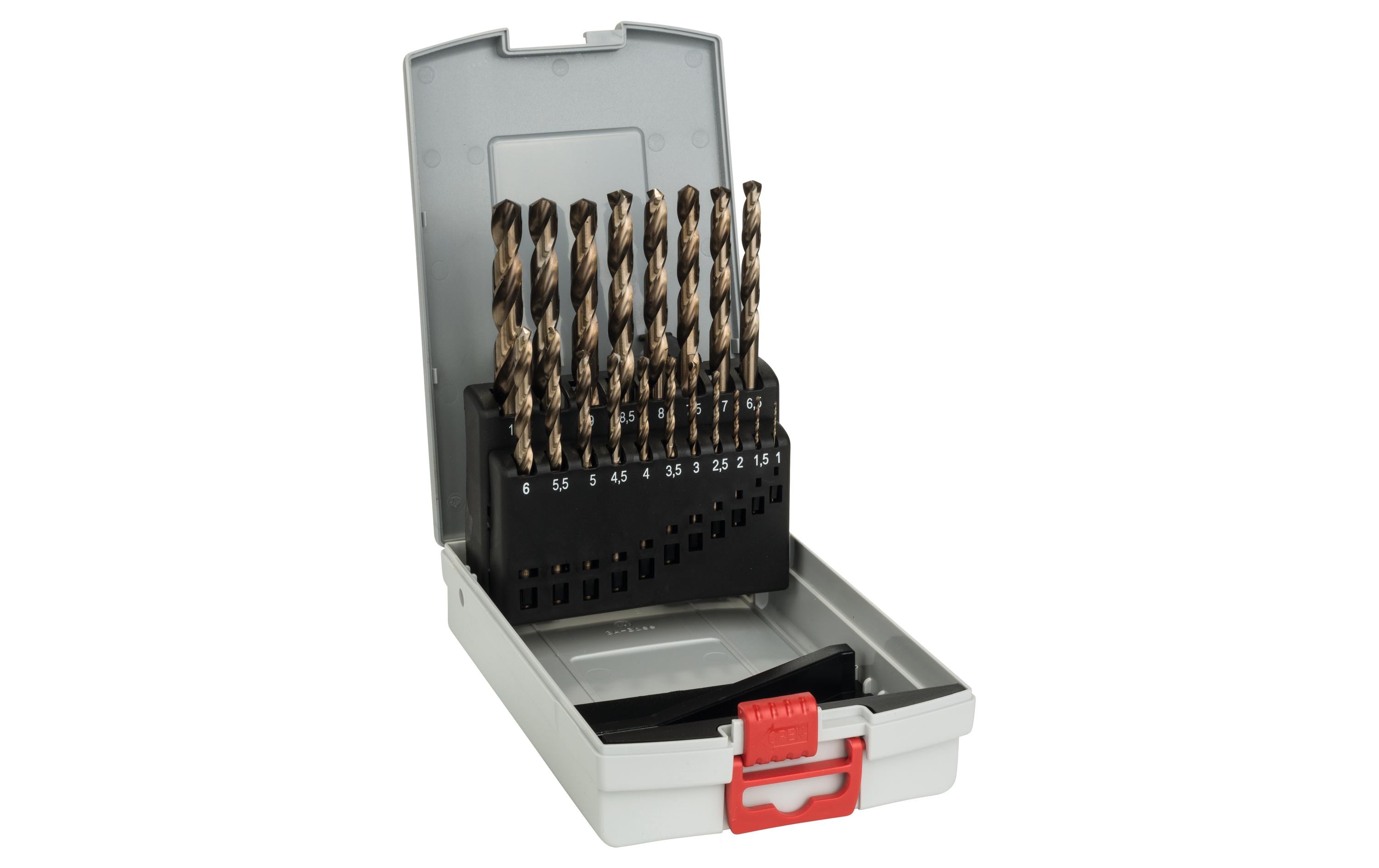 Bosch Professional Metallbohrer-Set HSS-Co ProBox, 19-teilig