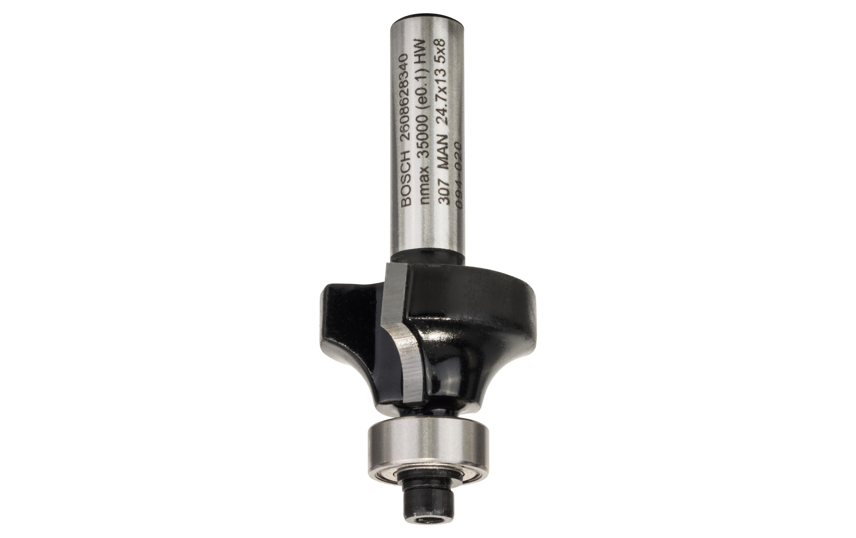 Bosch Professional Abrundfräser Standard for Wood R1 6 mm, L 13.2 mm, G 53 mm