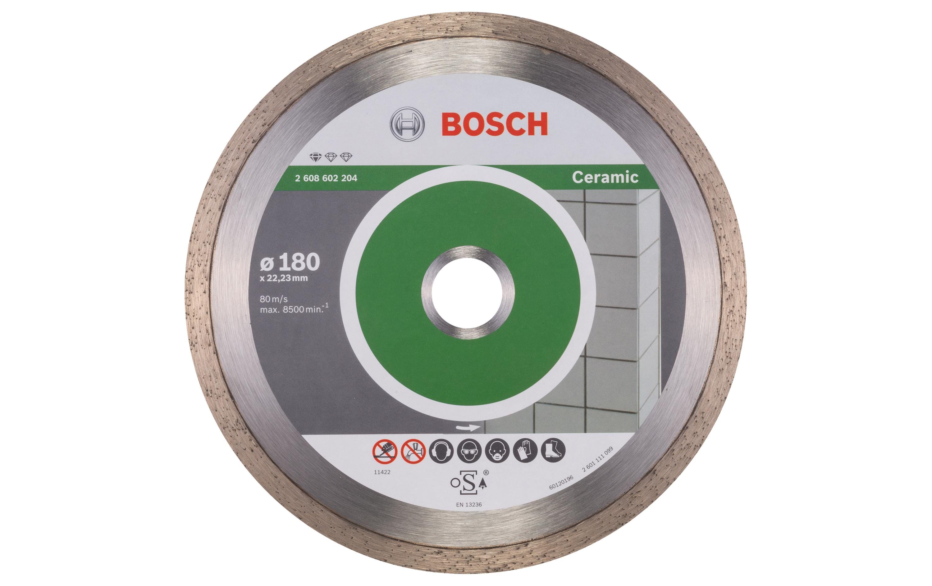 Bosch Professional Diamanttrennscheibe Standard for Ceramic, 180 x 1.6 x 7 mm