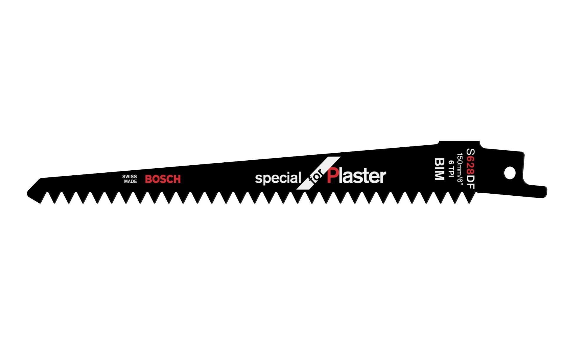 Bosch Professional Säbelsägeblatt S 628 DF Special for Plaster, 5 Stück