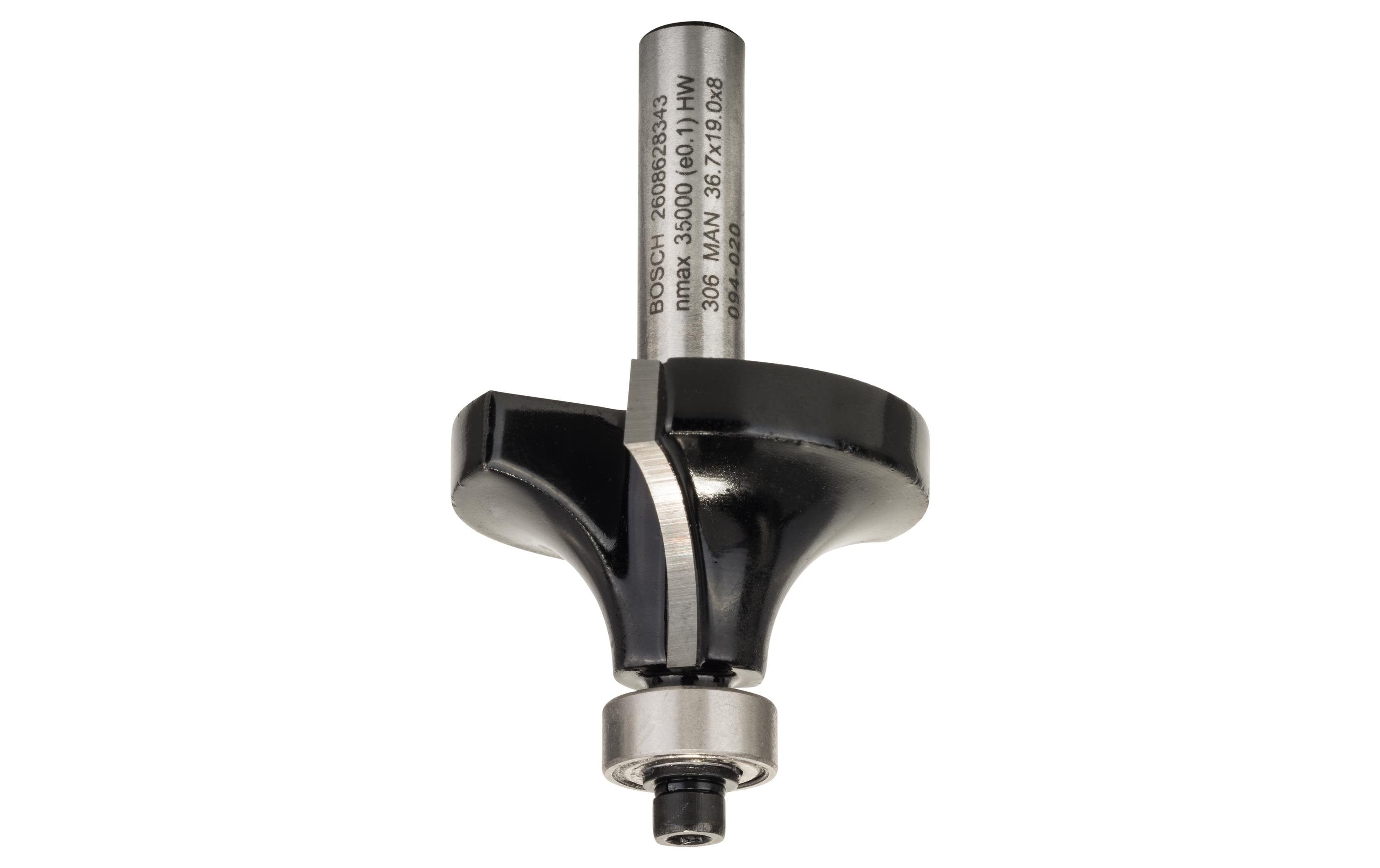 Bosch Professional Abrundfräser Standard for Wood R1 12 mm, L 18.6 mm, G 60 mm