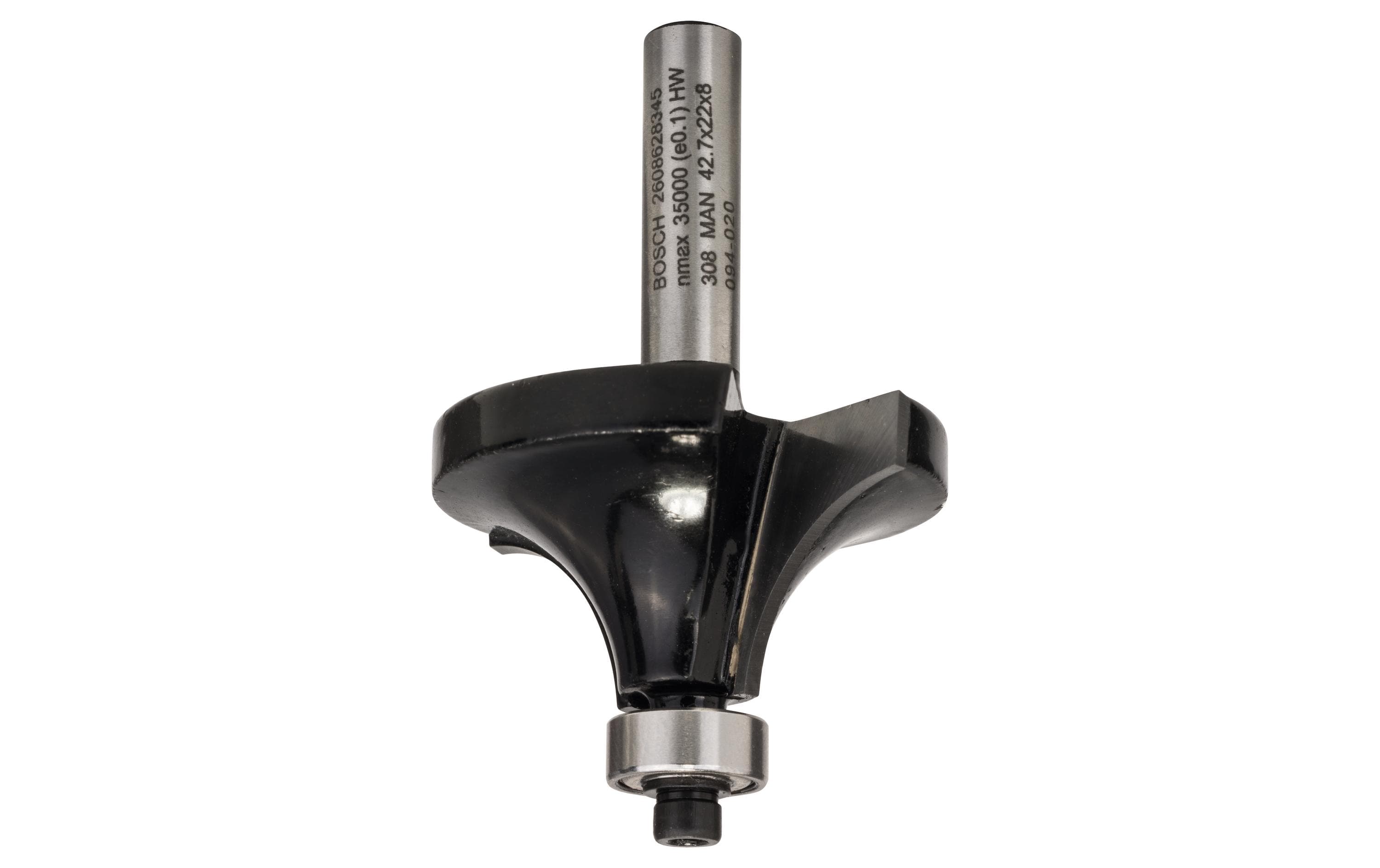 Bosch Professional Abrundfräser Standard for Wood R1 15 mm, L 21.6 mm, G 66 mm