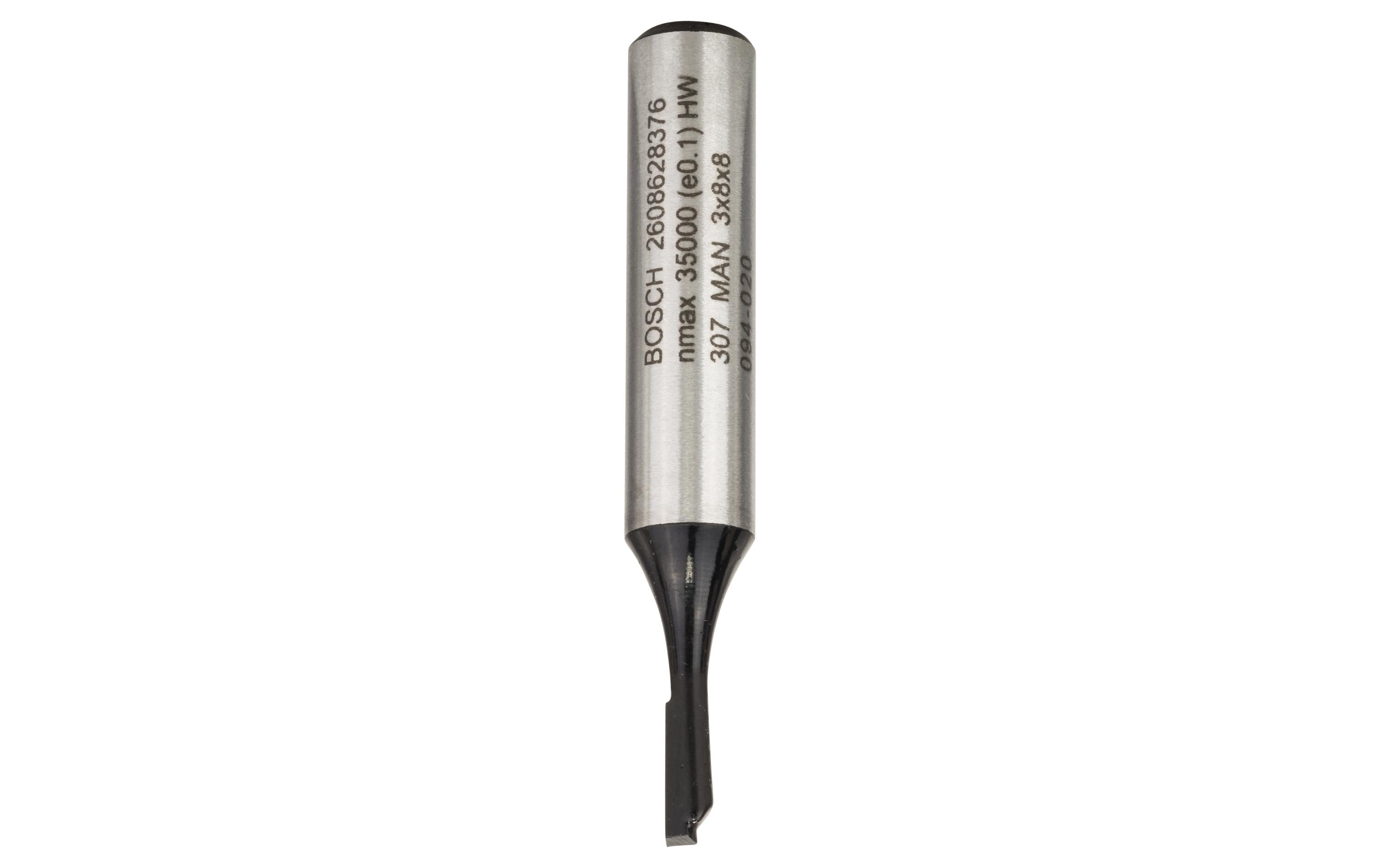 Bosch Professional Nutfräser Standard for Wood D1 3 mm, L 8 mm, G 51 mm