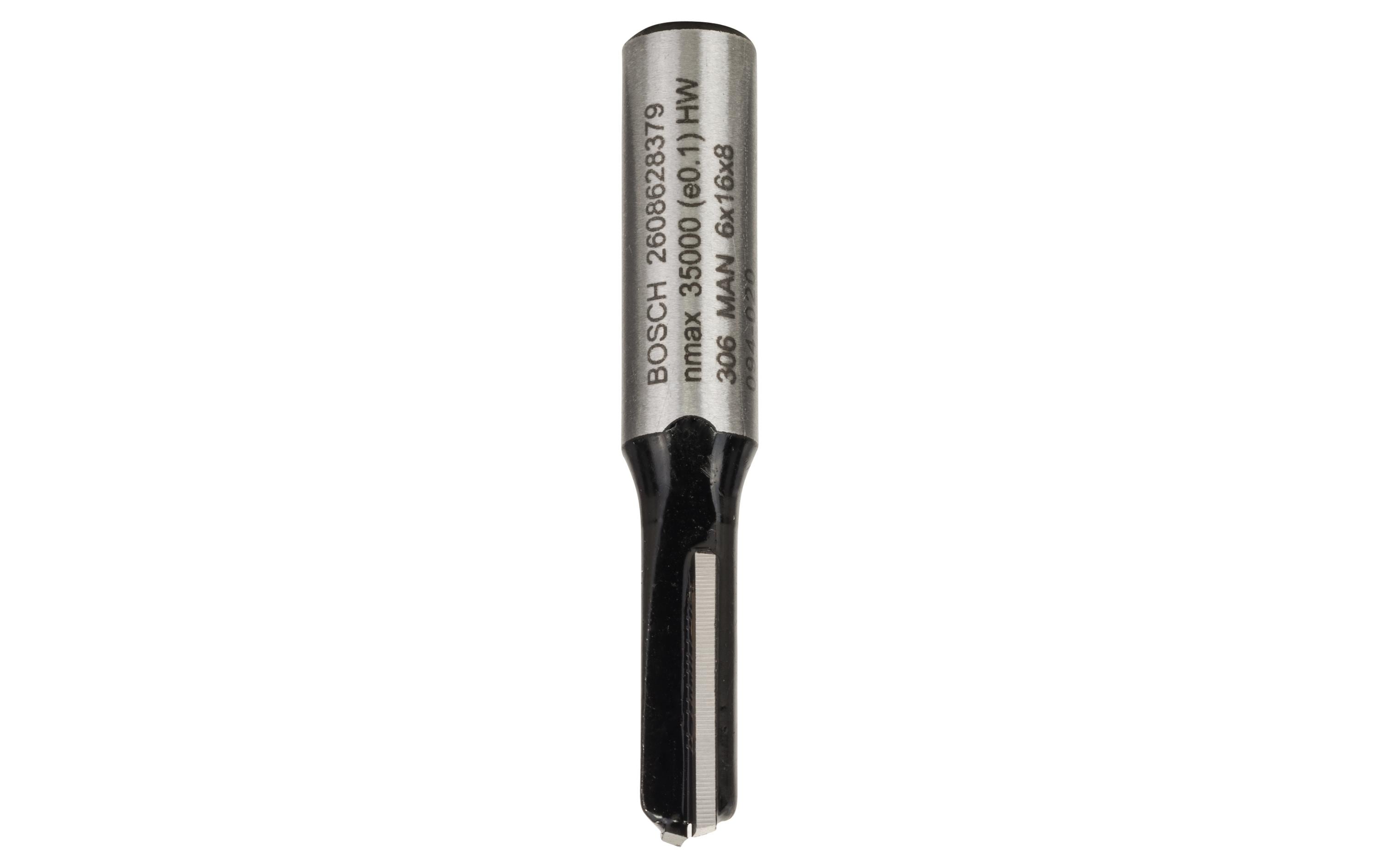 Bosch Professional Nutfräser Standard for Wood D1 6 mm, L 15.7 mm, G 48 mm