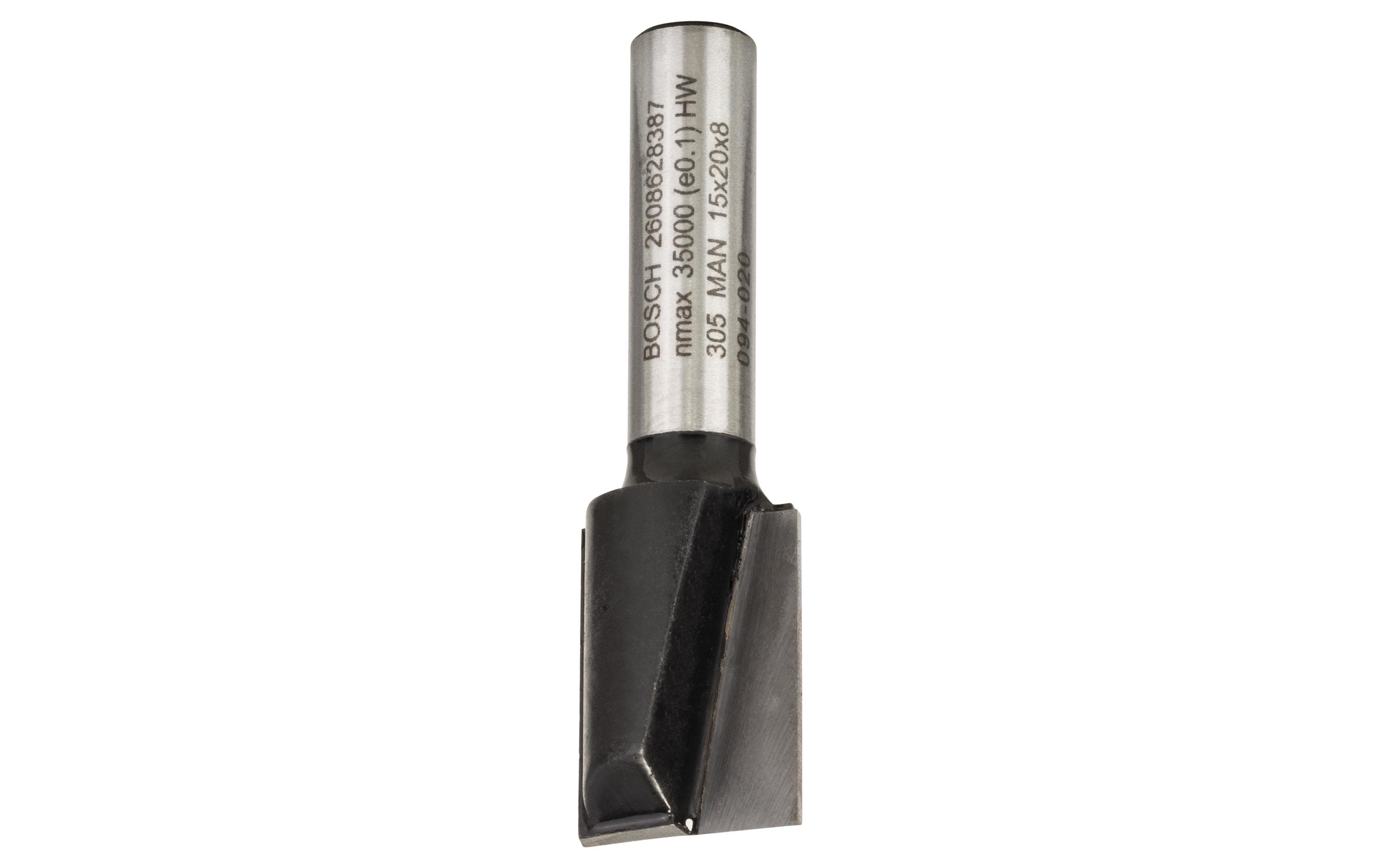 Bosch Professional Nutfräser Standard for Wood D1 15 mm, L 19.6 mm, G 51 mm