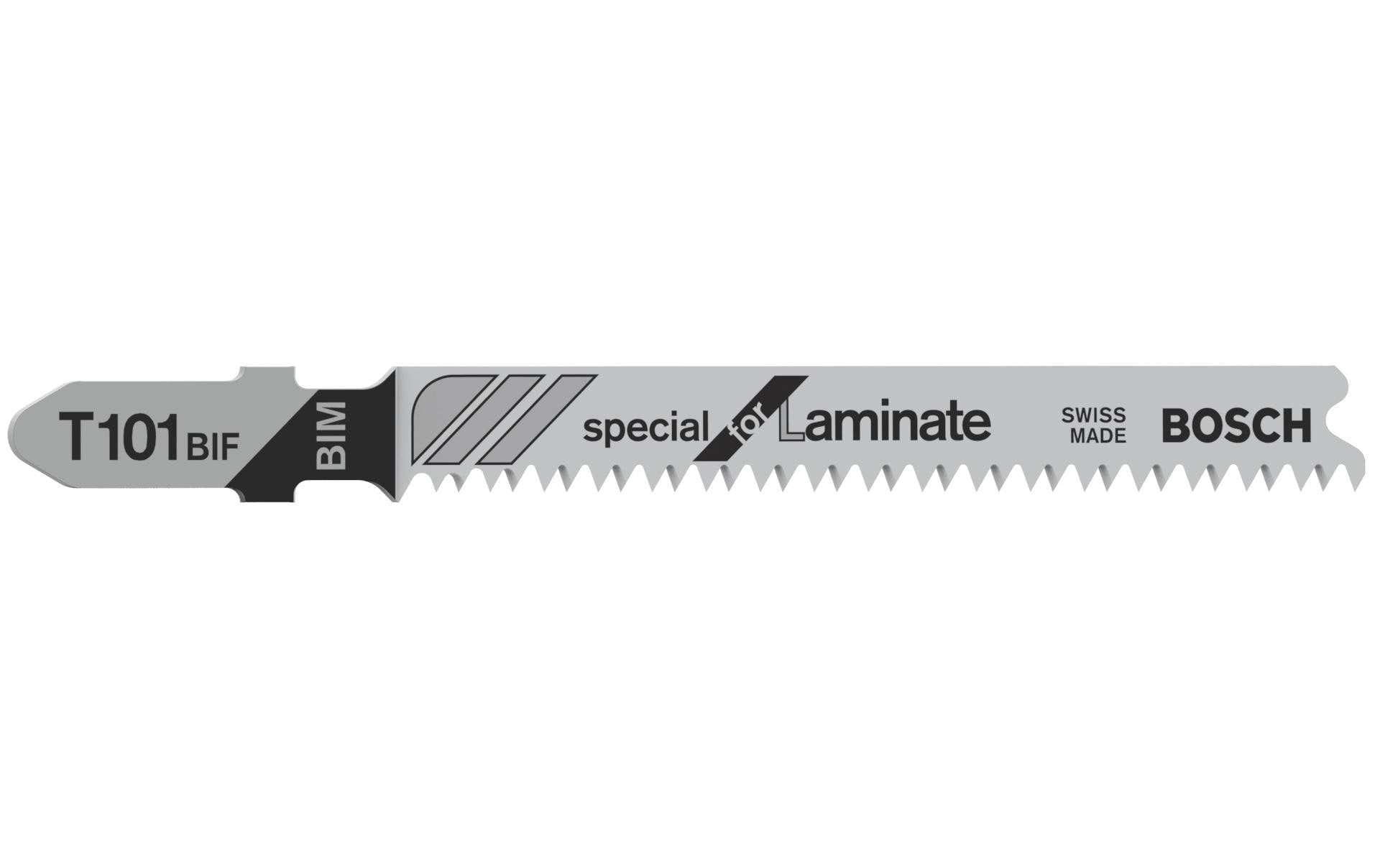 Bosch Professional Stichsägeblätter-Set T 101 BIF Special Laminate, 5-teilig