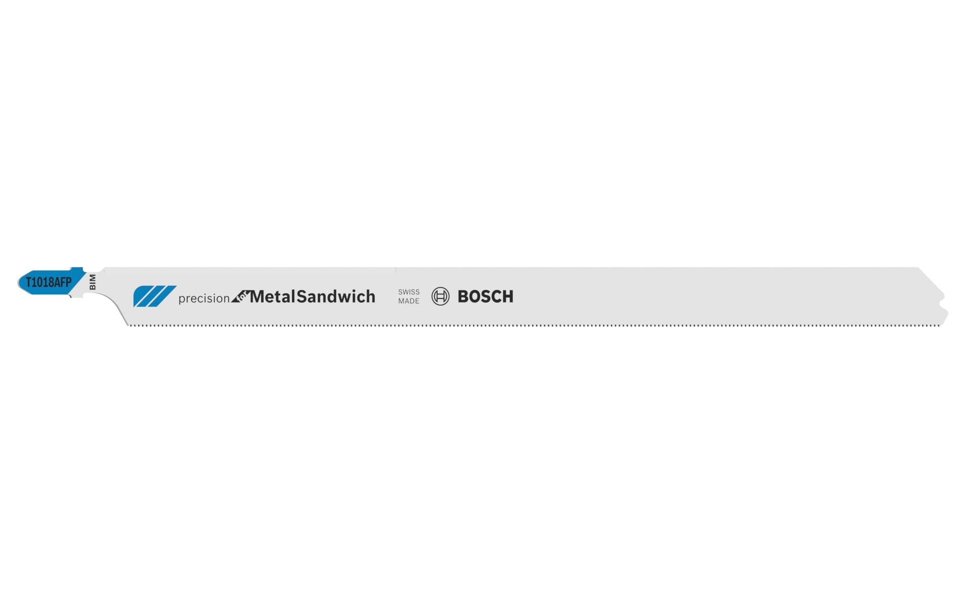 Bosch Professional Stichsägeblätter-Set T 1018 AFP Metal-Sandwich, 3-teilig