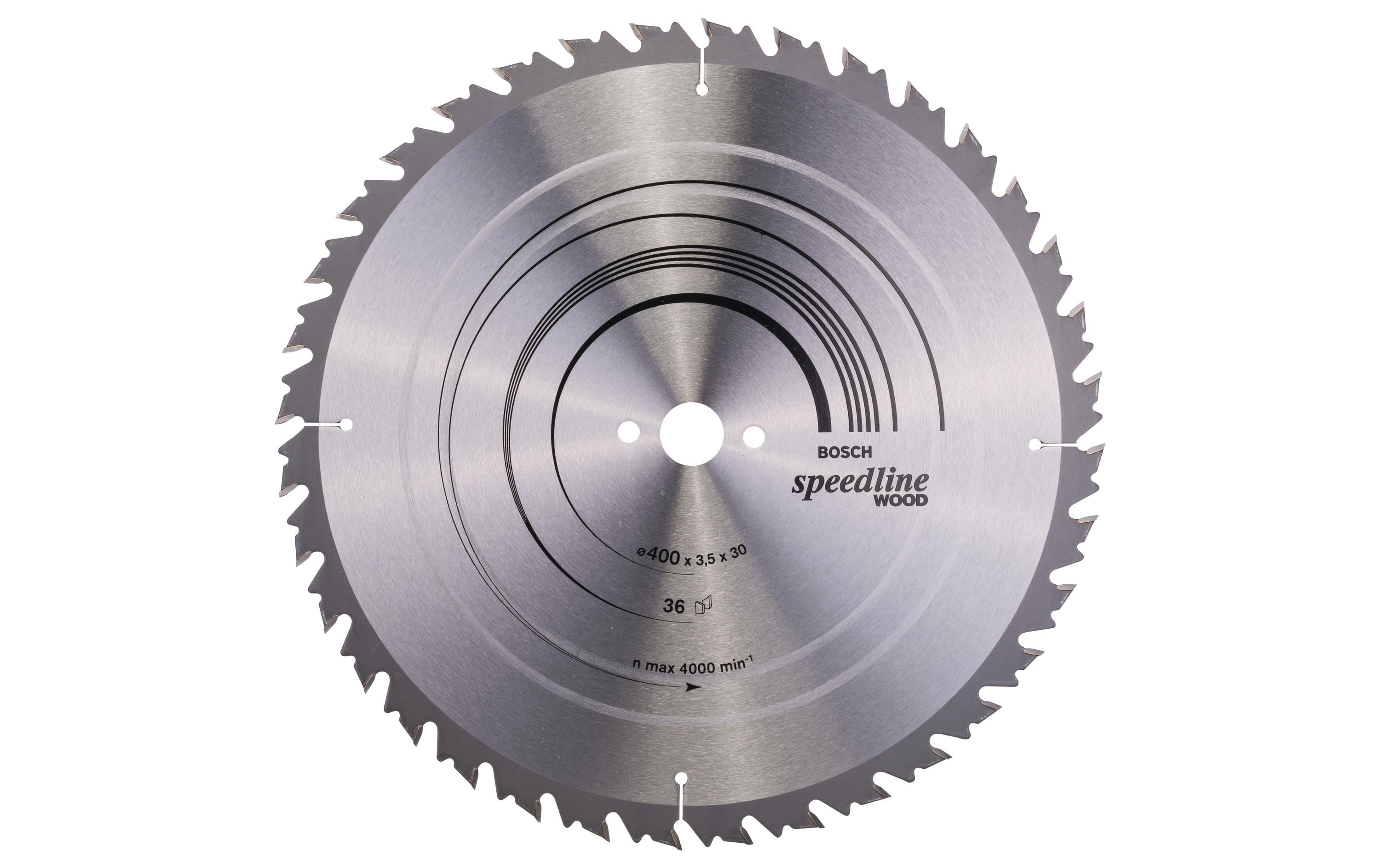 Bosch Professional Kreissägeblatt Speedline Wood, 400 x 30 x 3.5 mm, Z 36
