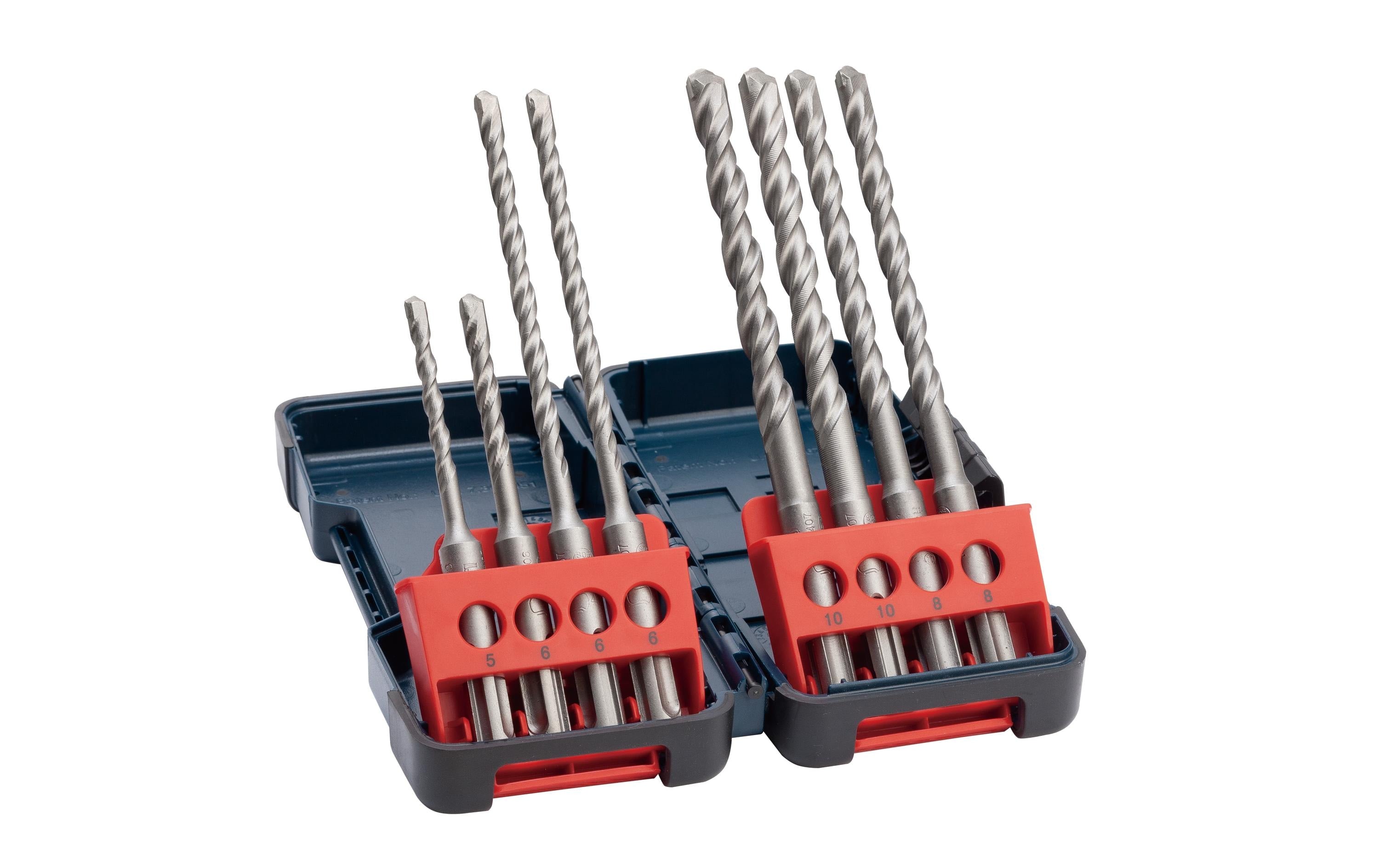 Bosch Professional Hammerbohrer-Set SDS plus-3, 5 - 10 mm, 8-teilig