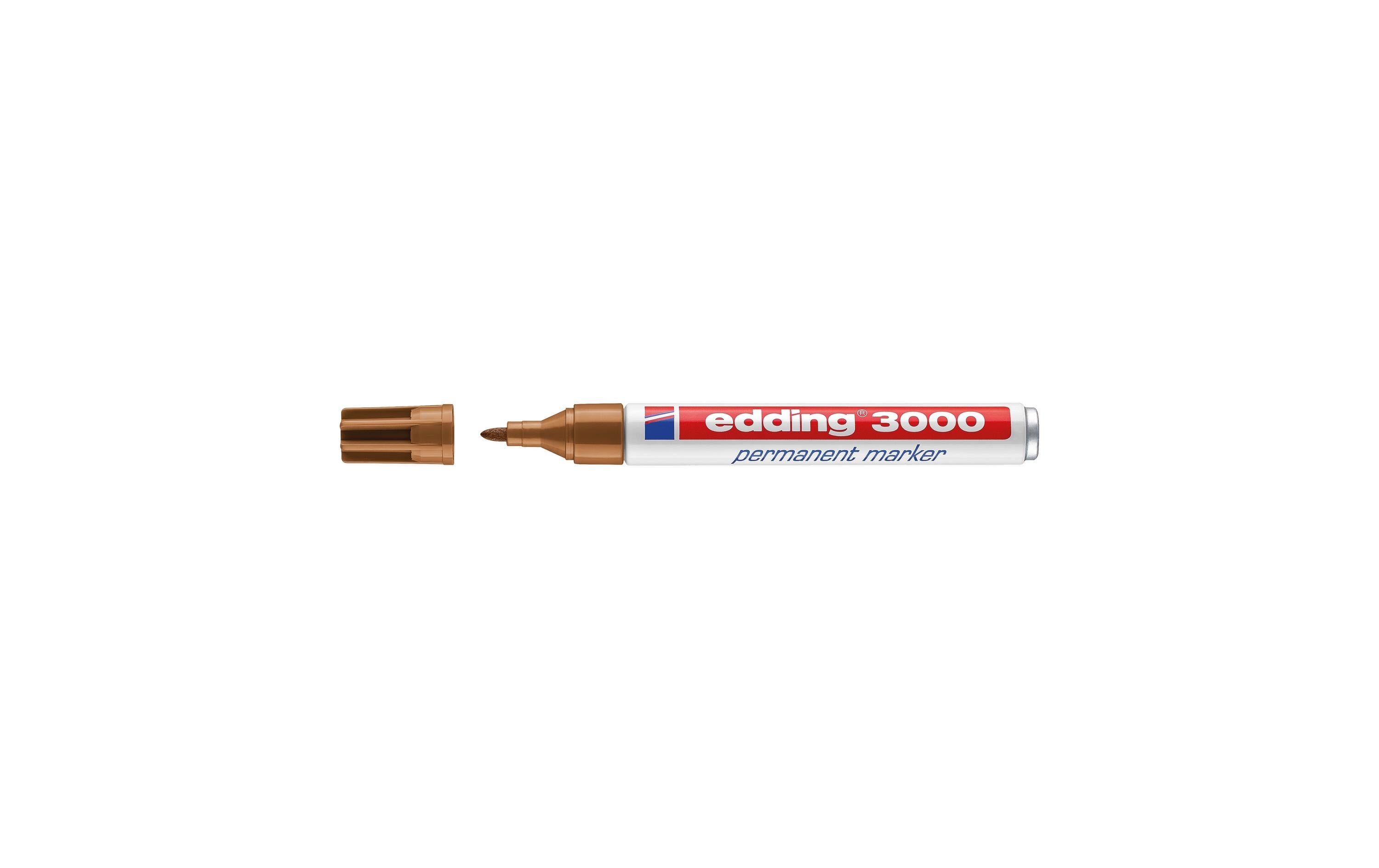 edding Permanent-Marker 3000 Ocker