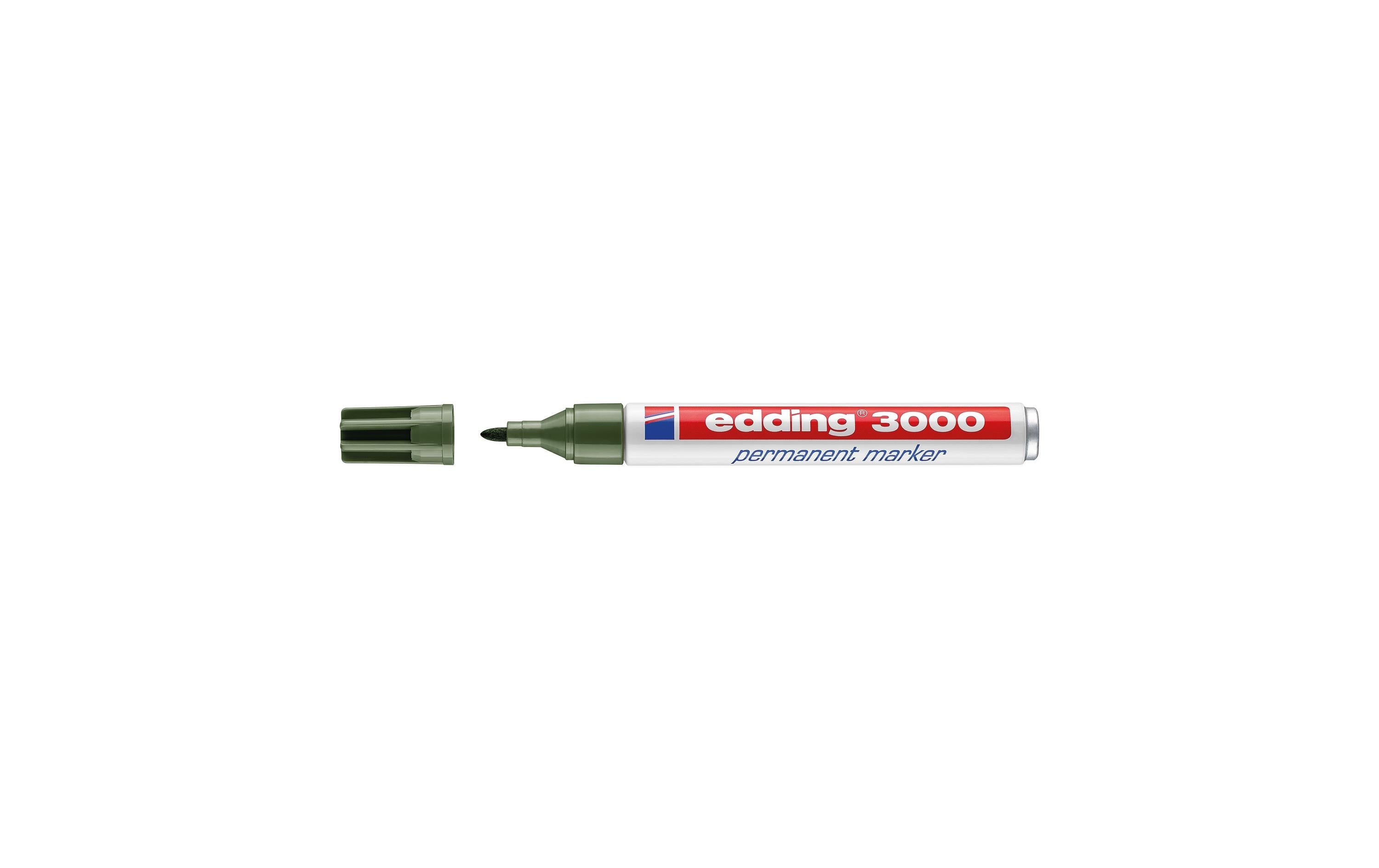 edding Permanent-Marker 3000 Olivgrün