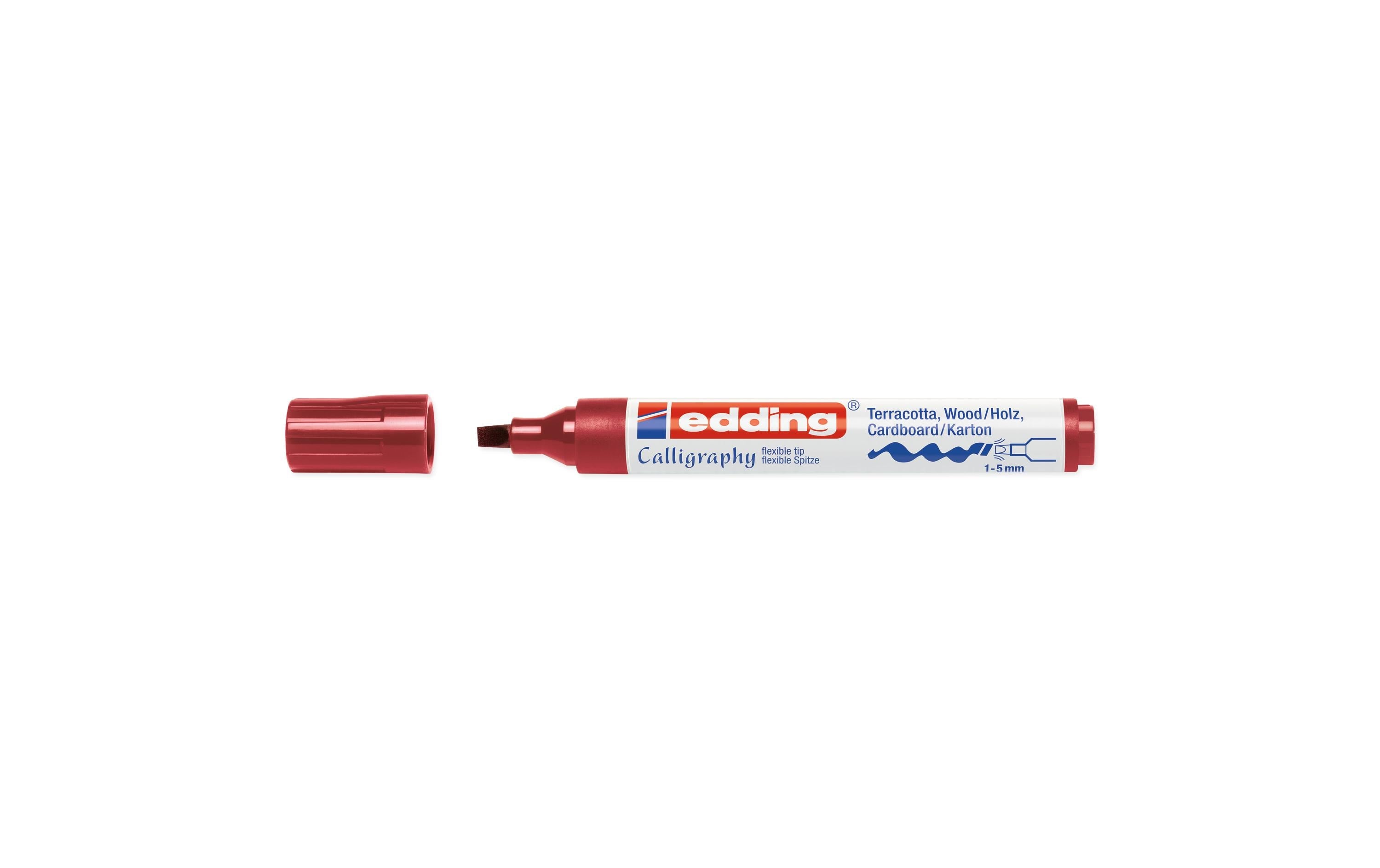 edding Kalligraphiemarker 1455 Rot