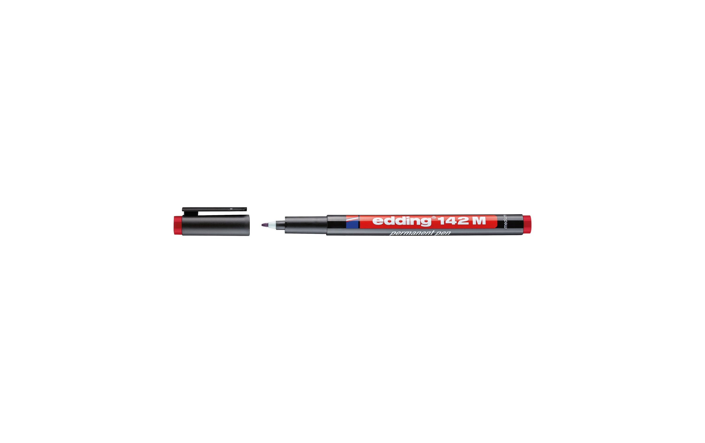 edding Permanent-Marker OHP M, 1.0 mm, Rot