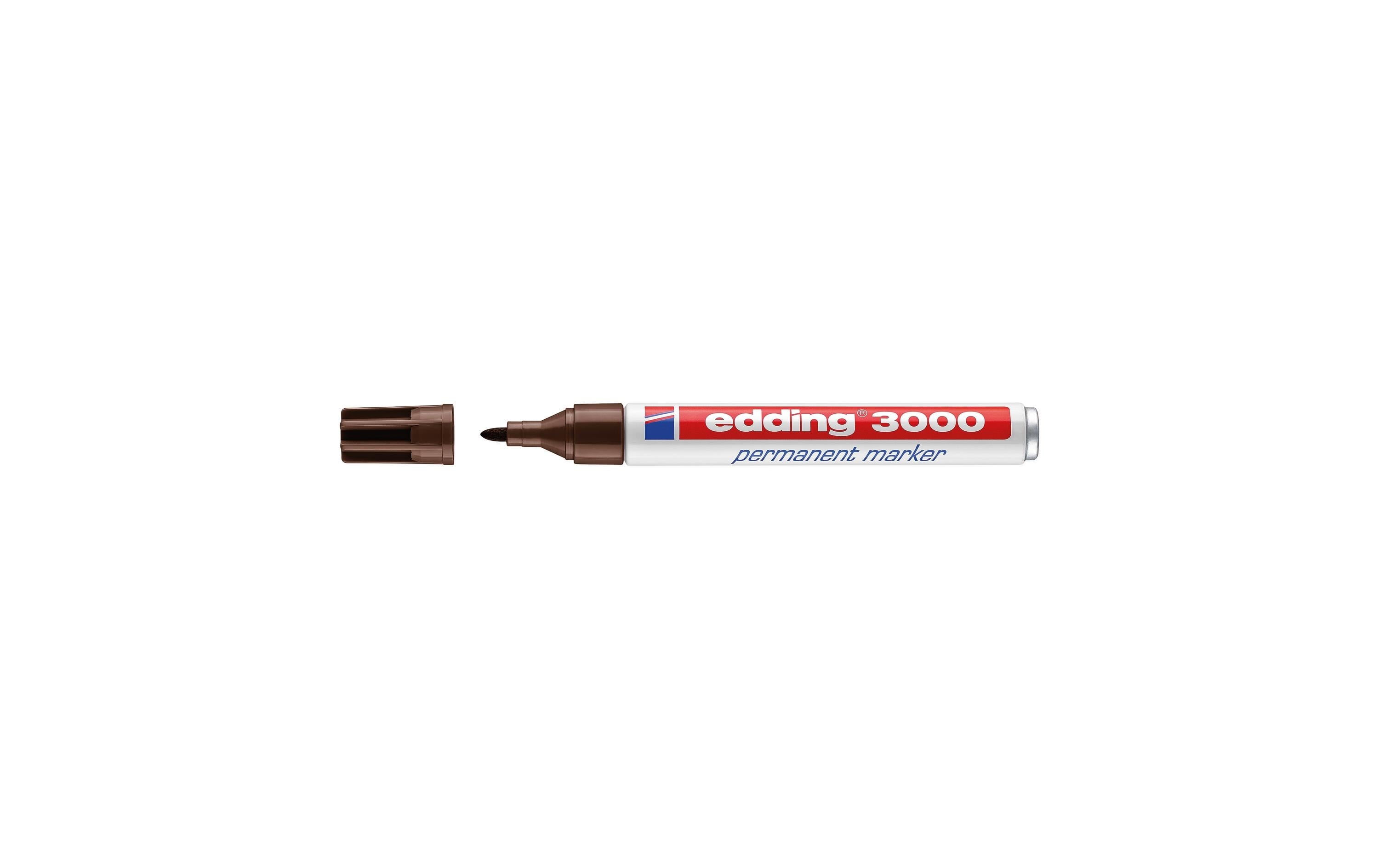 edding Permanent-Marker 3000 Dunkelbraun