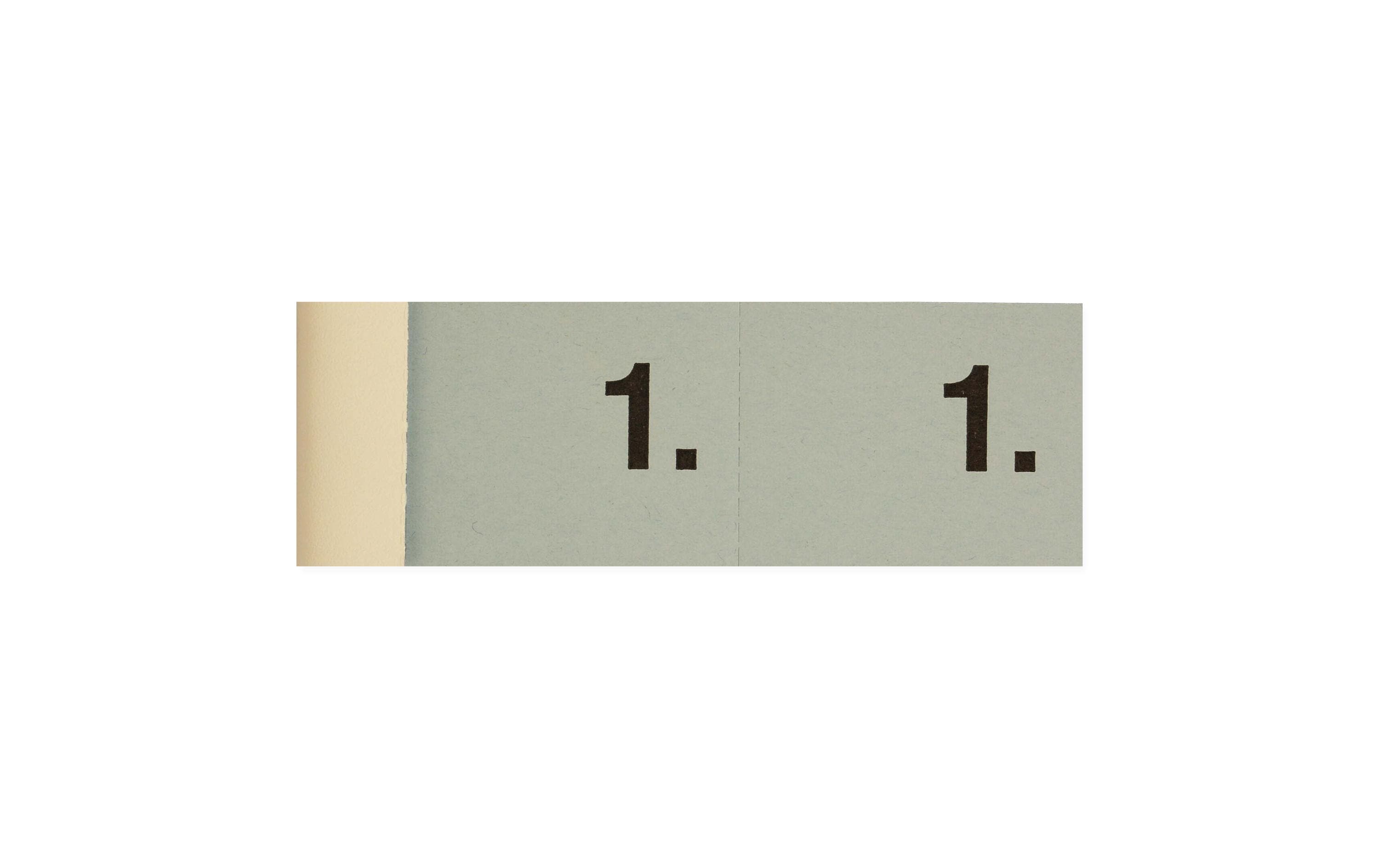 Simplex Notizzettel Garderobenblöcke 1-100, Blau