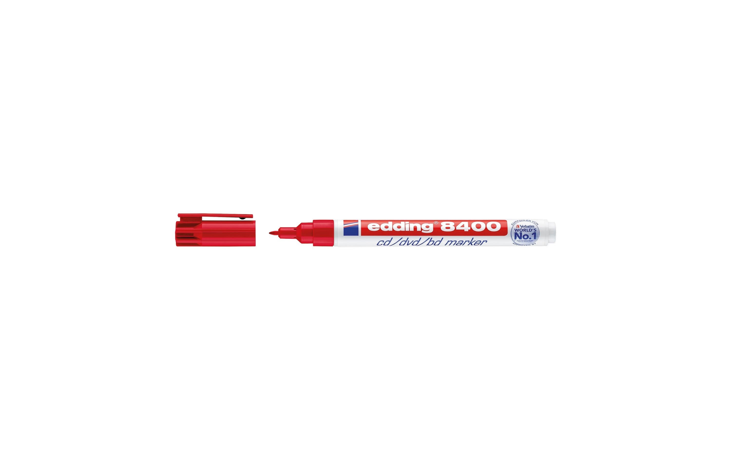 edding CD/DVD Marker 8400 Rot