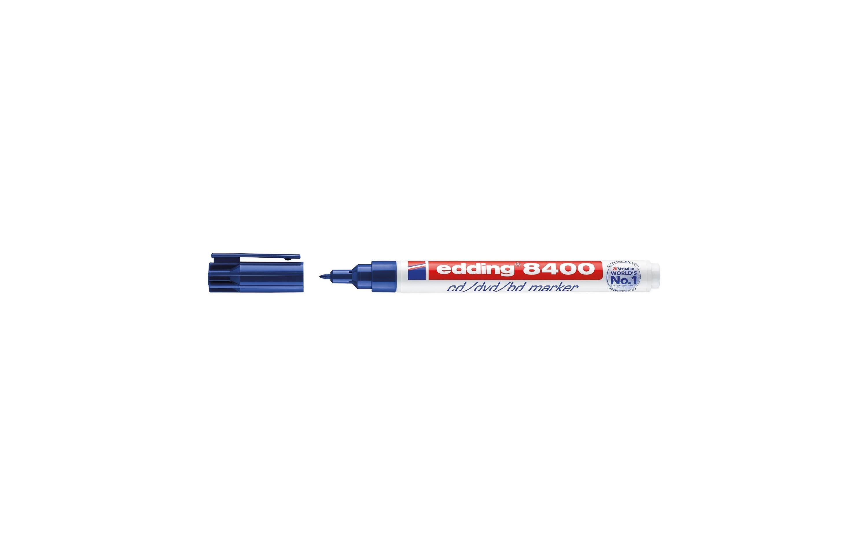 edding CD/DVD Marker 8400 Blau