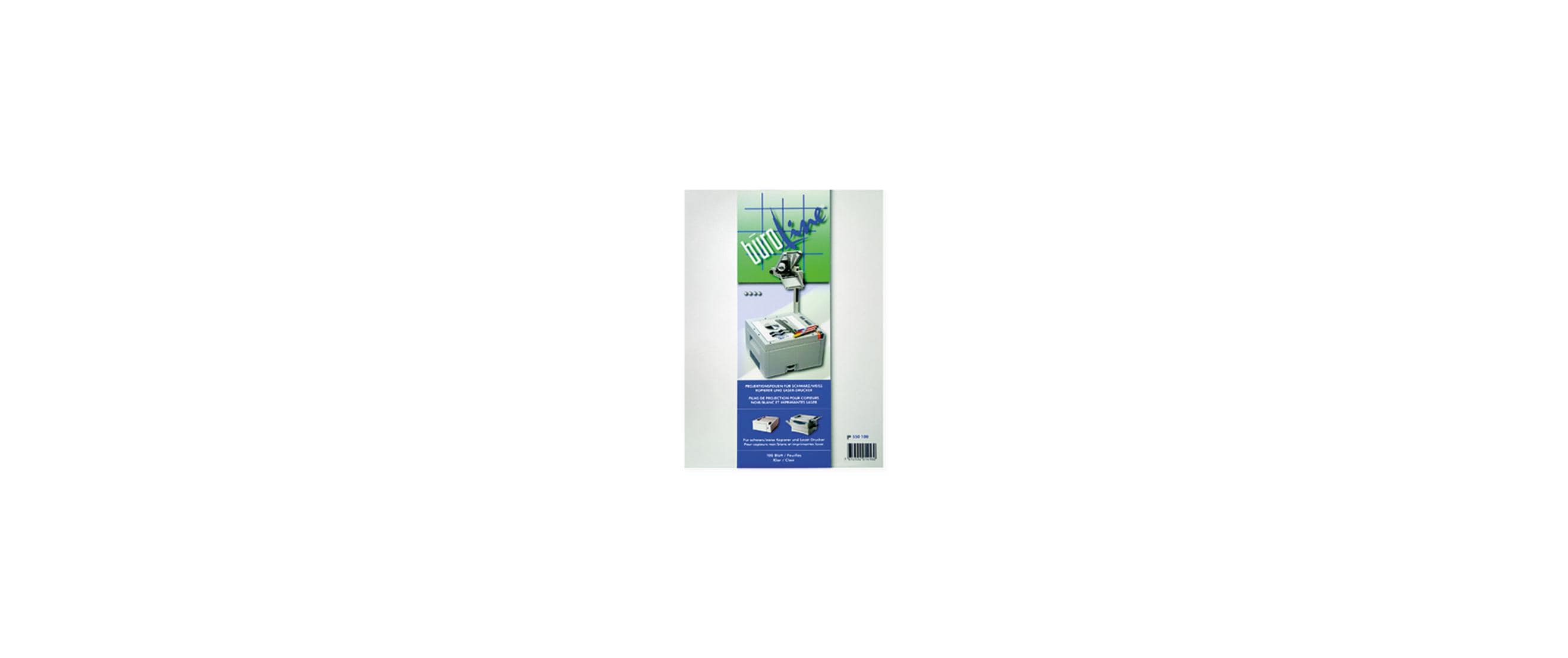 Büroline Projektionsfolie OHP A4 100 Blatt