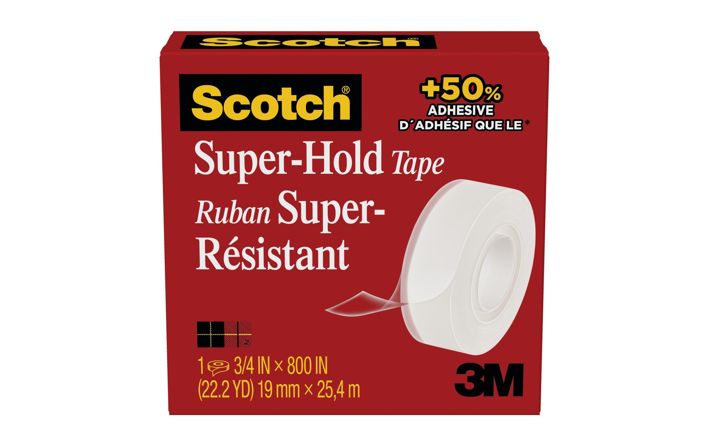 Scotch Klebeband Super-Hold 700N 19 mm x 25.4 m, Transparent