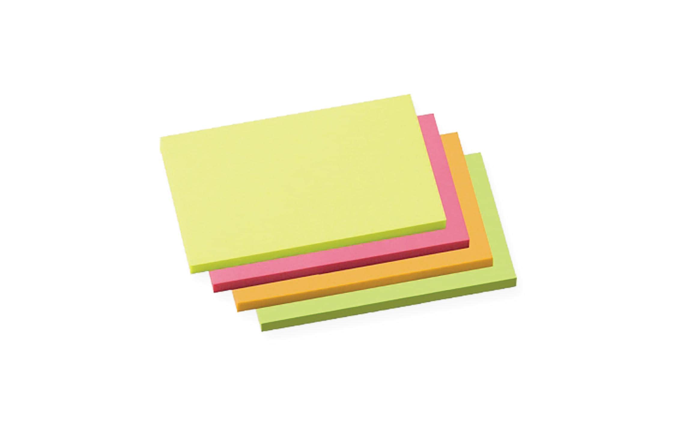 Soennecken Notizzettel 7.5 x 12.5 cm, 4 x 100 Blätter, Mehrfarbig