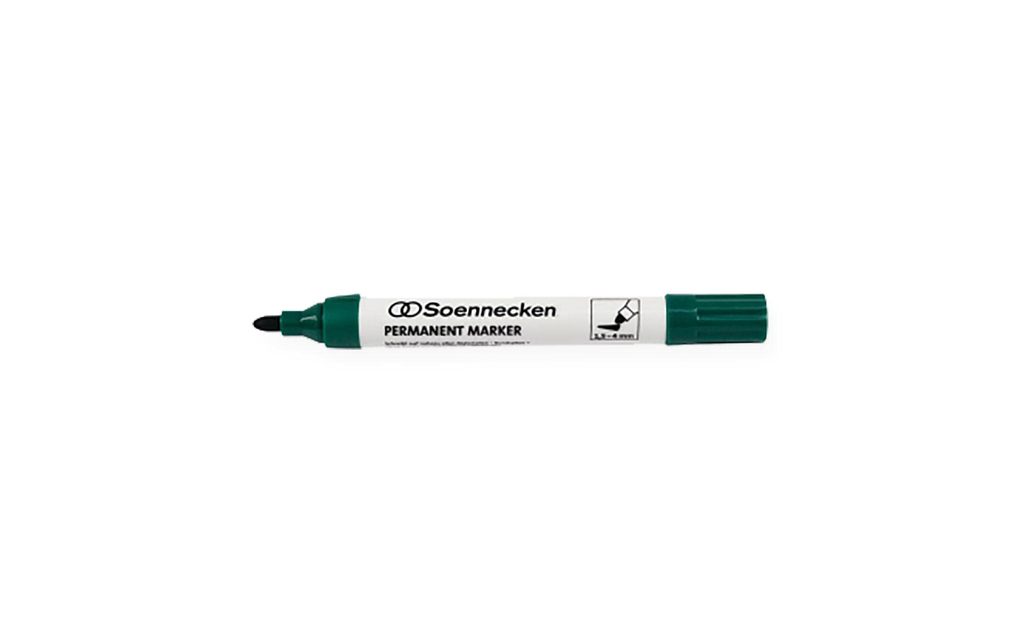 Soennecken Permanent-Marker Grün, 10 Stück