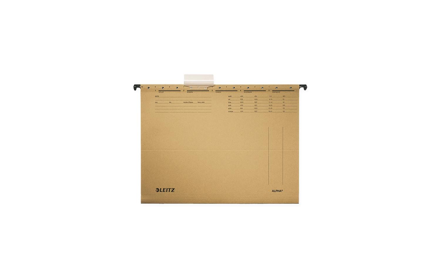 Leitz Hängeregister Alpha Nature, 25 Stück