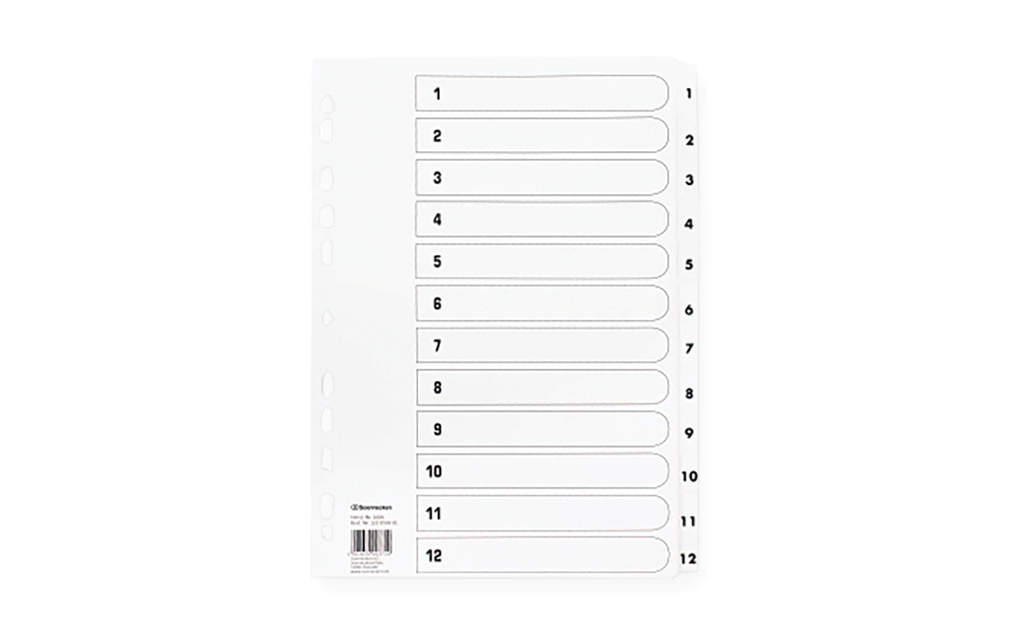 Soennecken Register 1-12