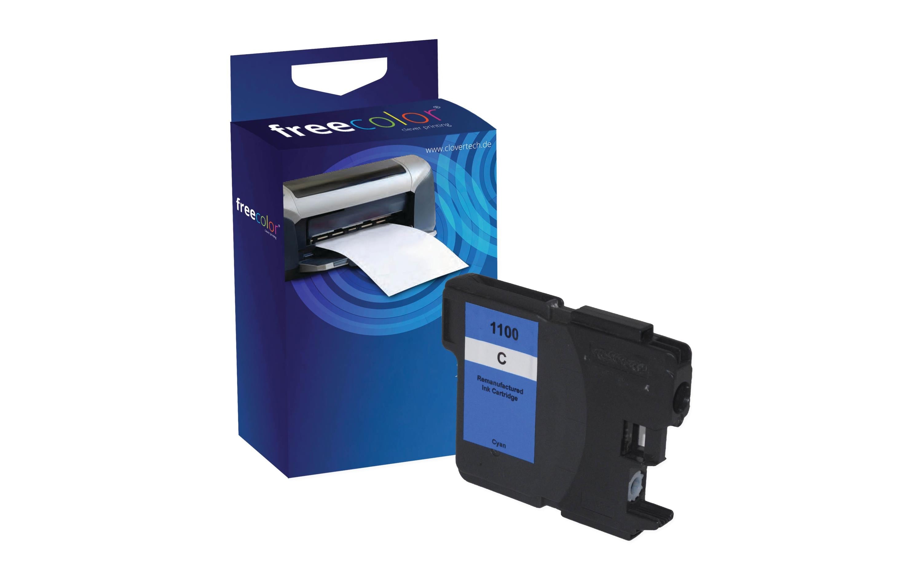 Freecolor Tinte Brother LC-1100 Cyan