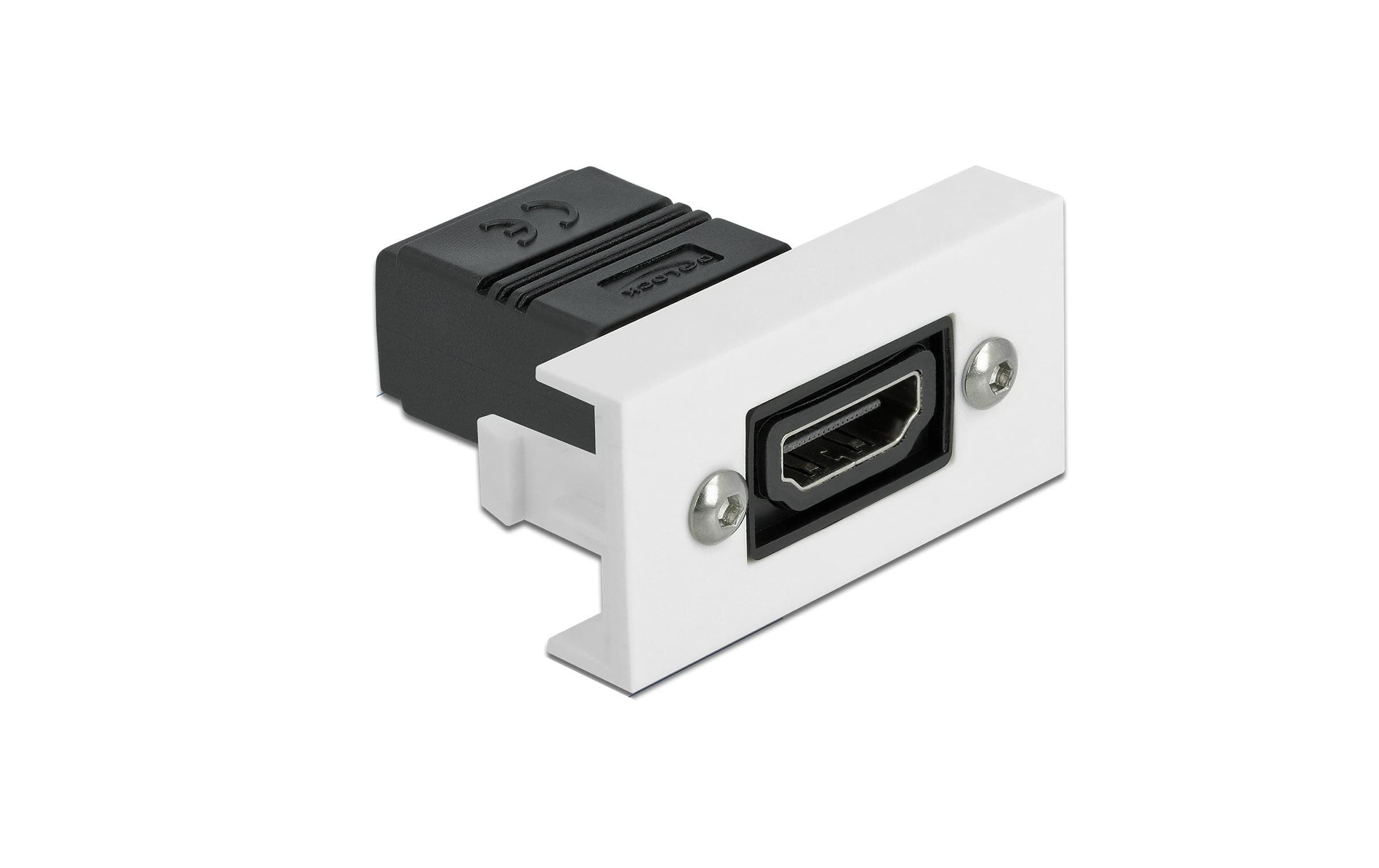 Delock Easy 45 HDMI Modul gerade 22.5 x 45 mm HDMI - HDMI